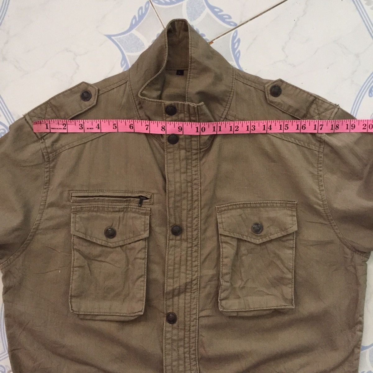 Japanese Brand Multi Pockets Outdoor Utility Cargo Style Jacket Size US L / EU 52-54 / 3 - 16 Thumbnail