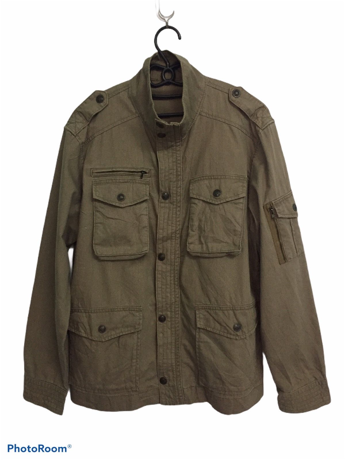 Japanese Brand Multi Pockets Outdoor Utility Cargo Style Jacket Size US L / EU 52-54 / 3 - 1 Thumbnail