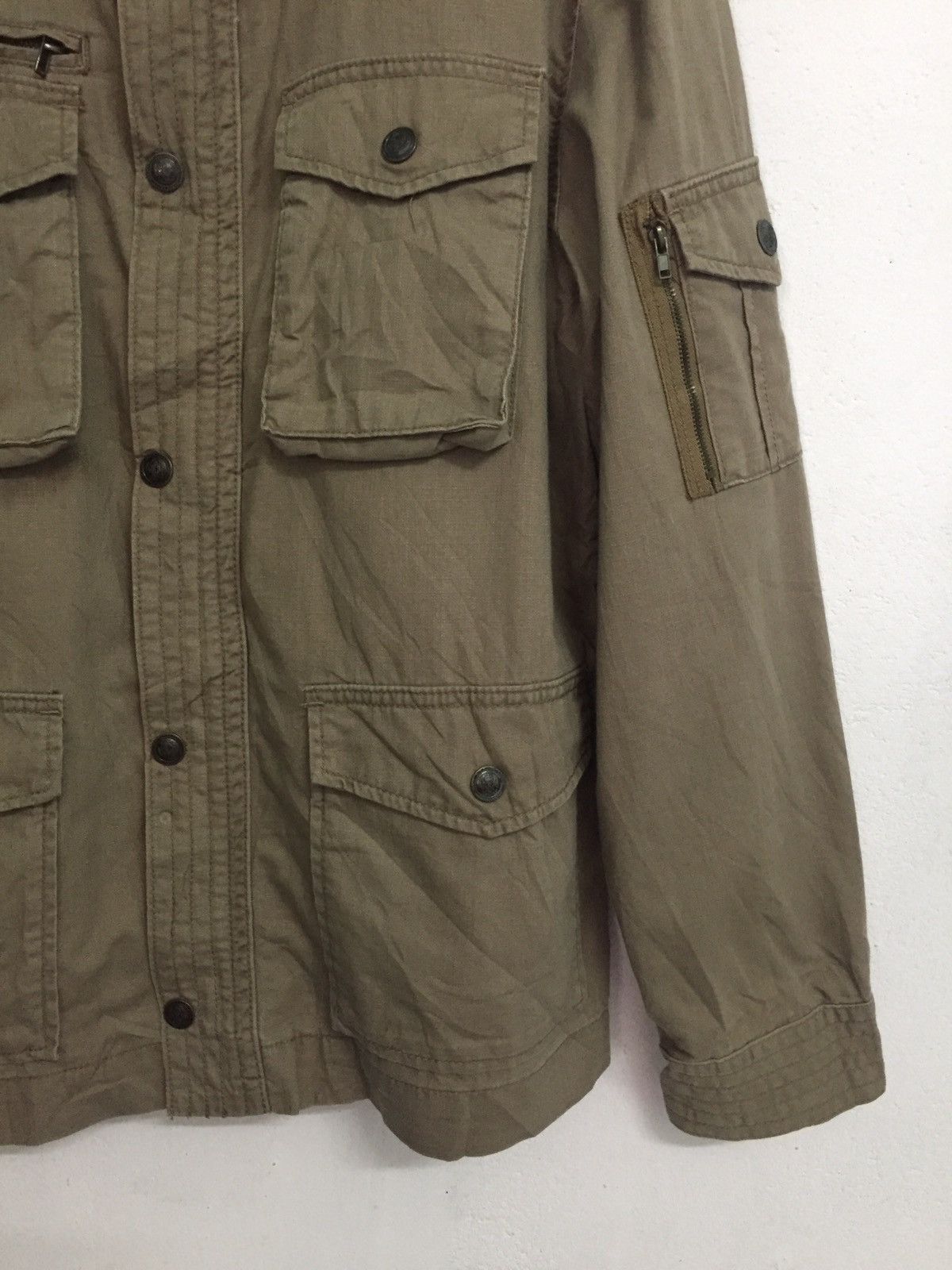 Japanese Brand Multi Pockets Outdoor Utility Cargo Style Jacket Size US L / EU 52-54 / 3 - 7 Thumbnail
