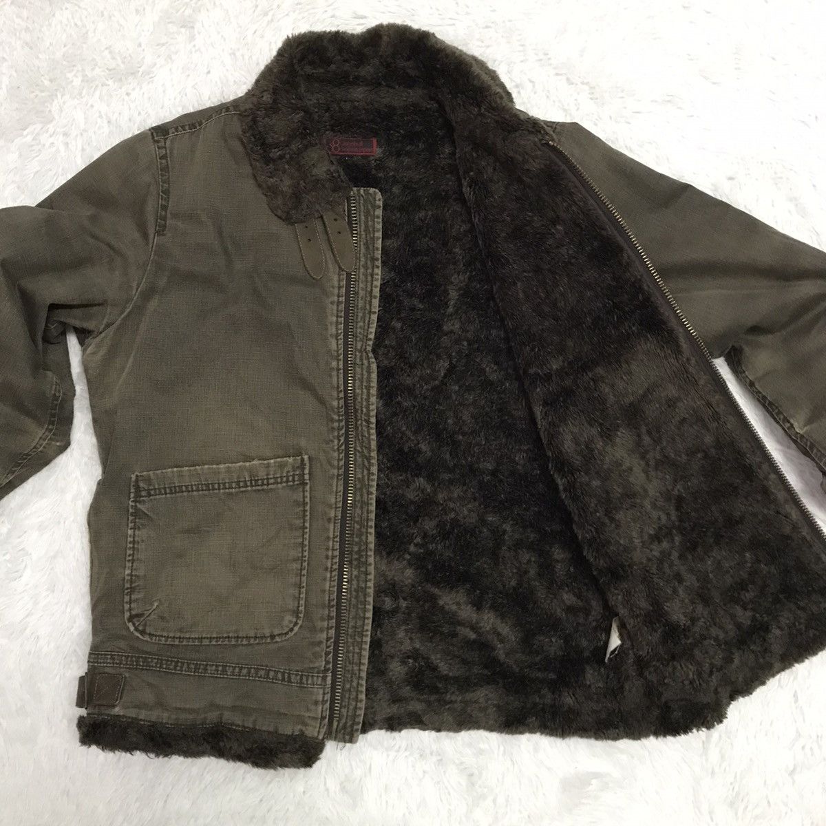 Johnbull Vtg Johnbull Kojima Japan Sherpa Hairy Jacket Size US L / EU 52-54 / 3 - 16 Thumbnail