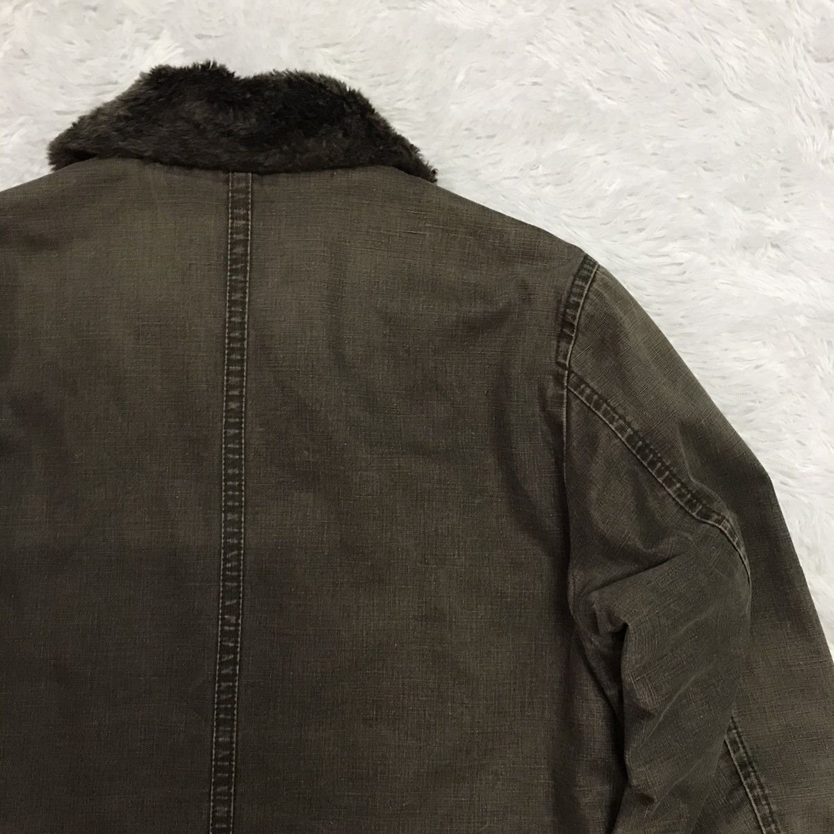 Johnbull Vtg Johnbull Kojima Japan Sherpa Hairy Jacket Size US L / EU 52-54 / 3 - 14 Thumbnail