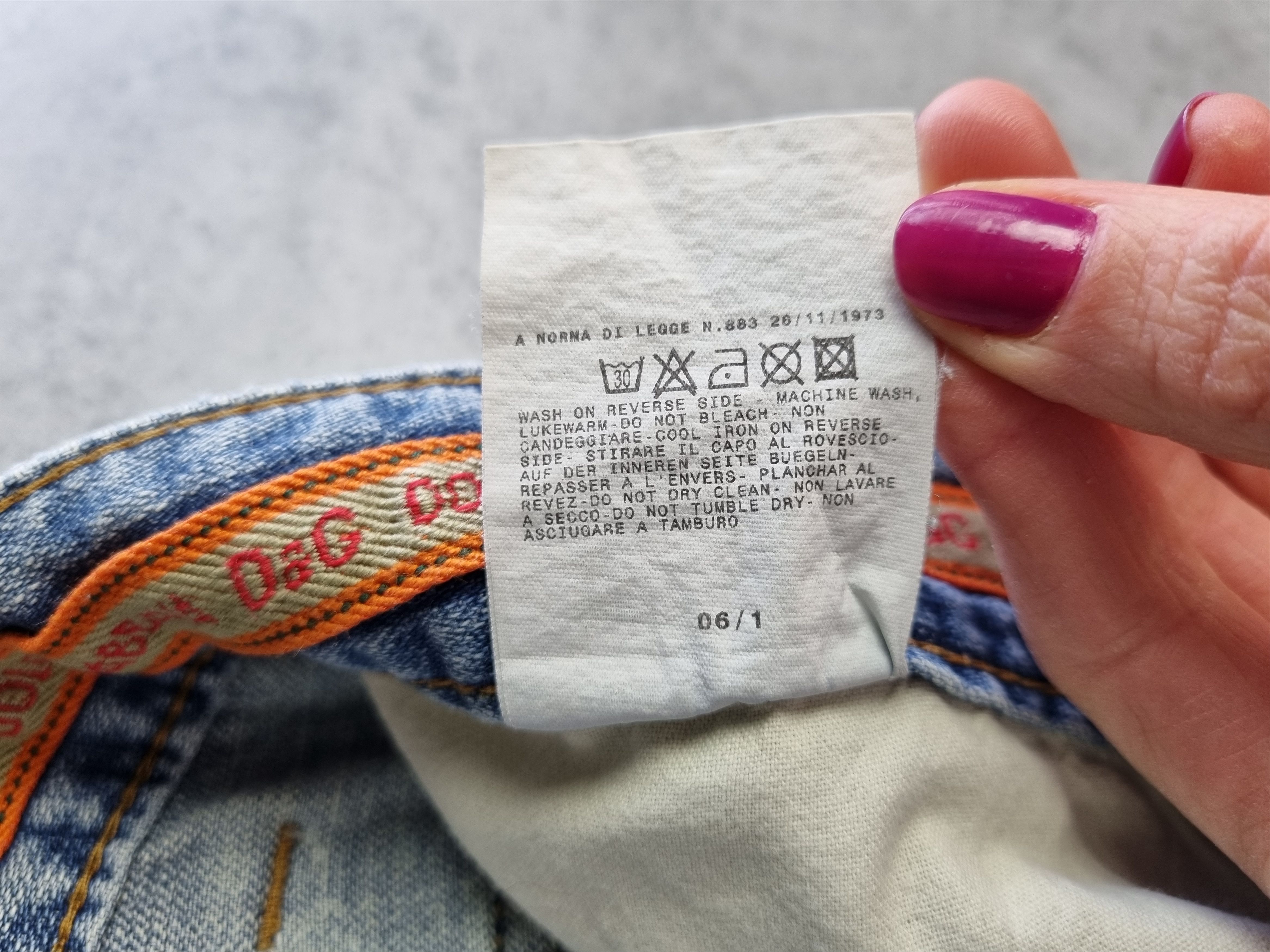 Dolce & Gabbana 2006 Ripped Dirty Color Dolce and Gabbana Denim Jean Size US 36 / EU 52 - 15 Thumbnail
