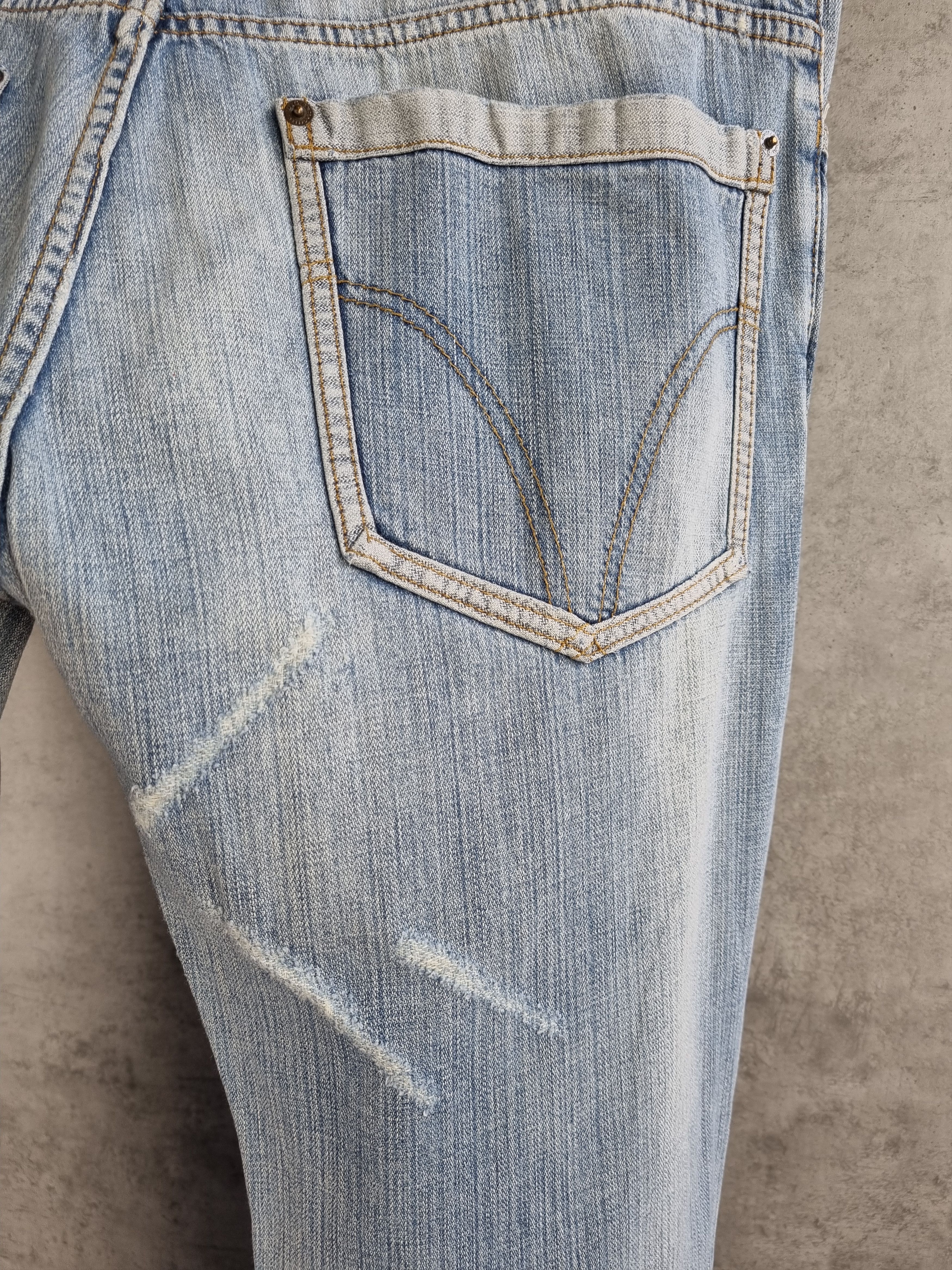 Dolce & Gabbana 2006 Ripped Dirty Color Dolce and Gabbana Denim Jean Size US 36 / EU 52 - 10 Thumbnail