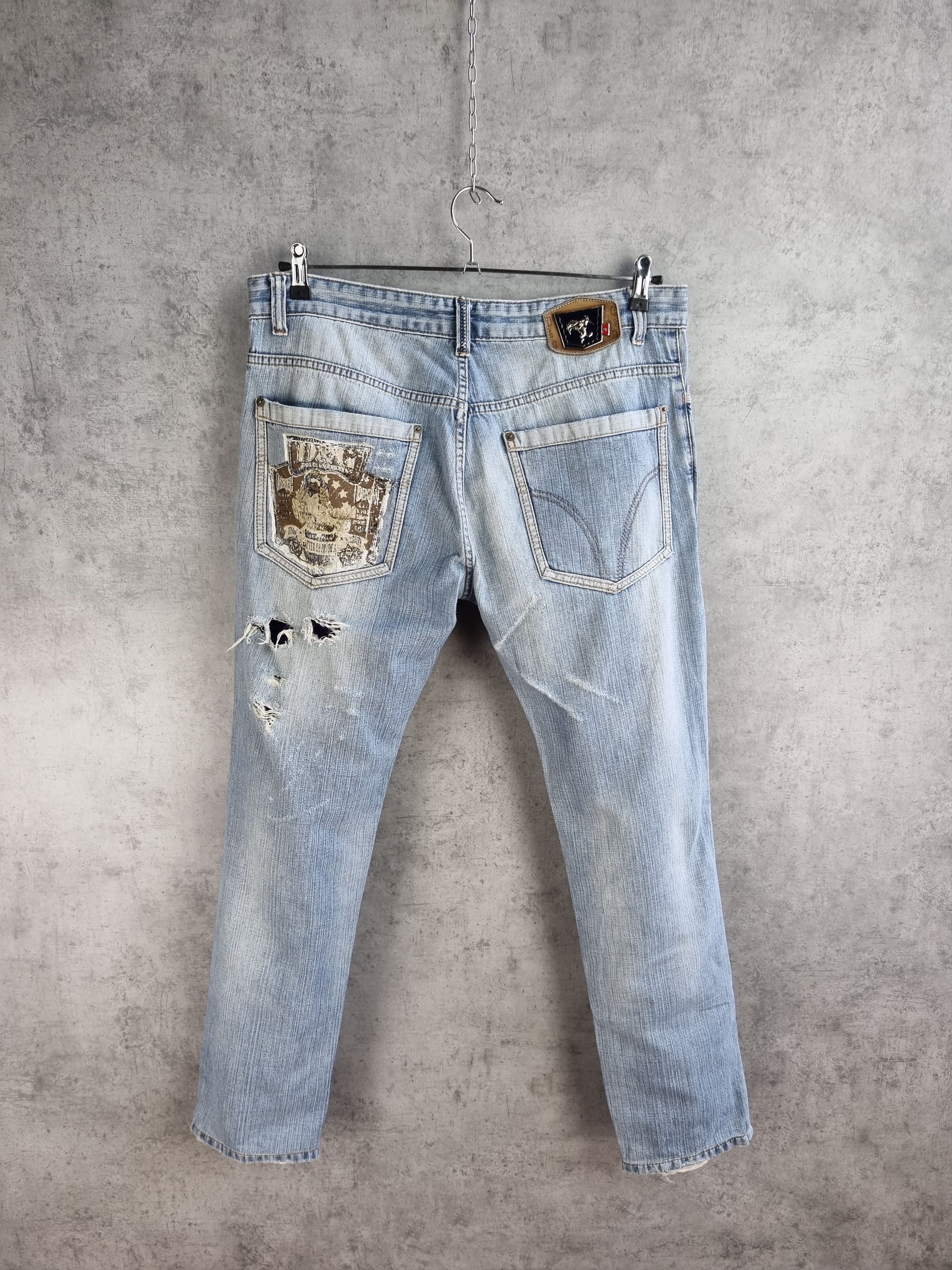 Dolce & Gabbana 2006 Ripped Dirty Color Dolce and Gabbana Denim Jean Size US 36 / EU 52 - 19 Thumbnail