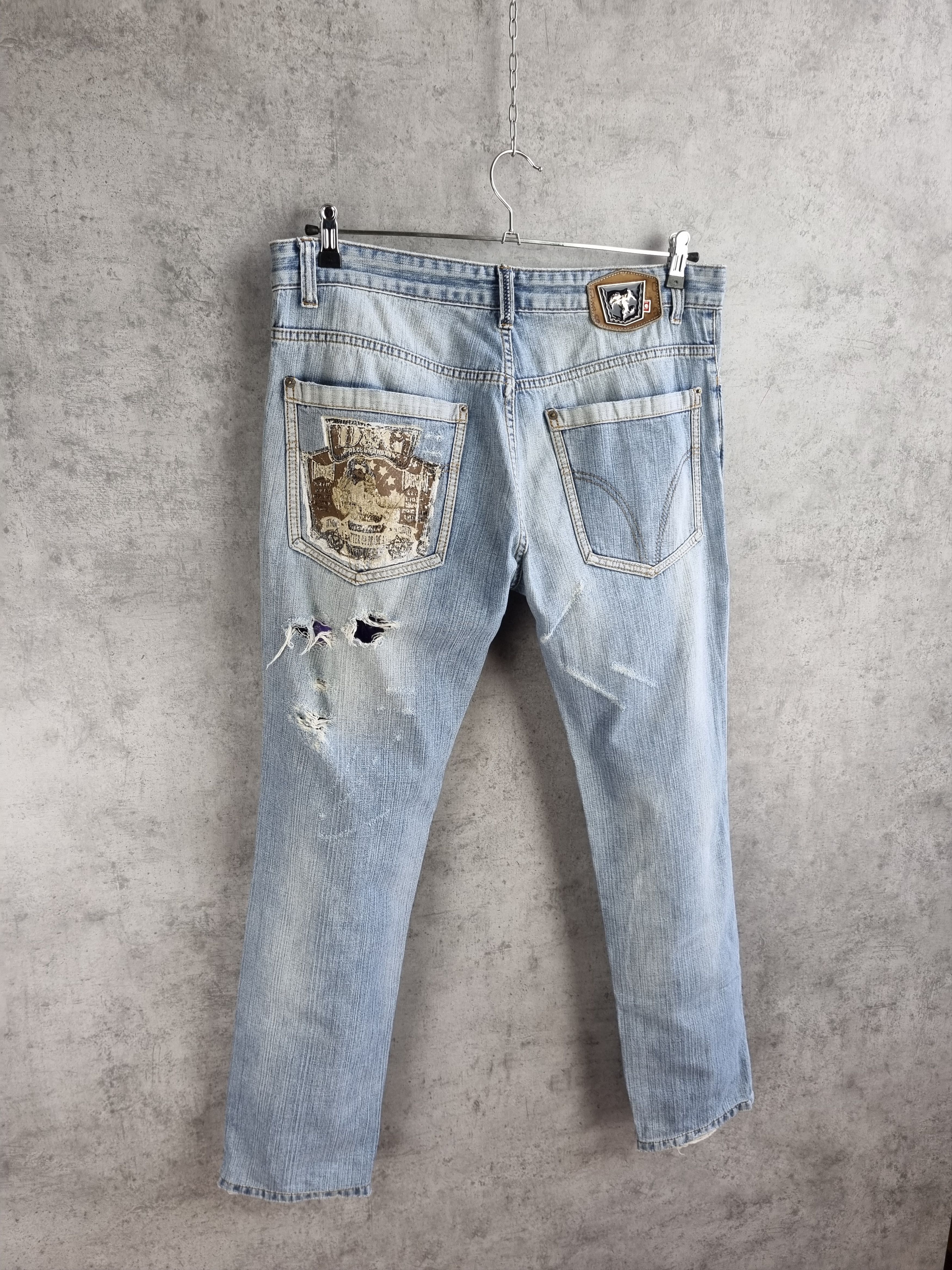 Dolce & Gabbana 2006 Ripped Dirty Color Dolce and Gabbana Denim Jean Size US 36 / EU 52 - 1 Thumbnail