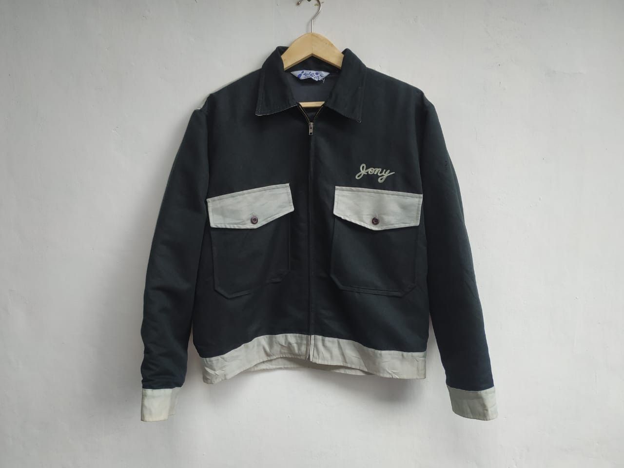 Japanese Brand Fit S to M,Vintage Houston Ten Strike Bowling Jacket Size US M / EU 48-50 / 2 - 2 Thumbnail