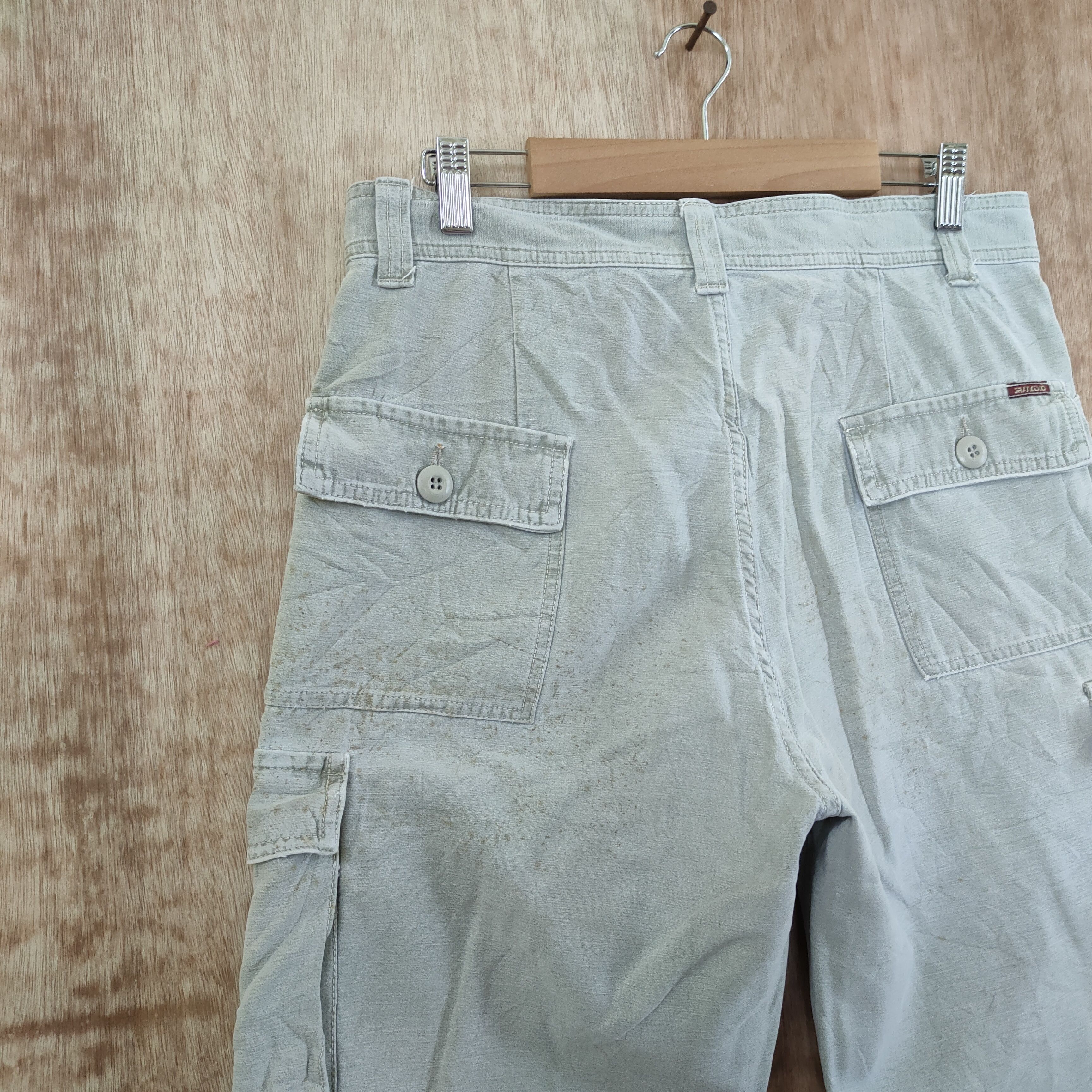 Japanese Brand GRANDCO FADED CARGO PANTS Size US 32 / EU 48 - 12 Thumbnail