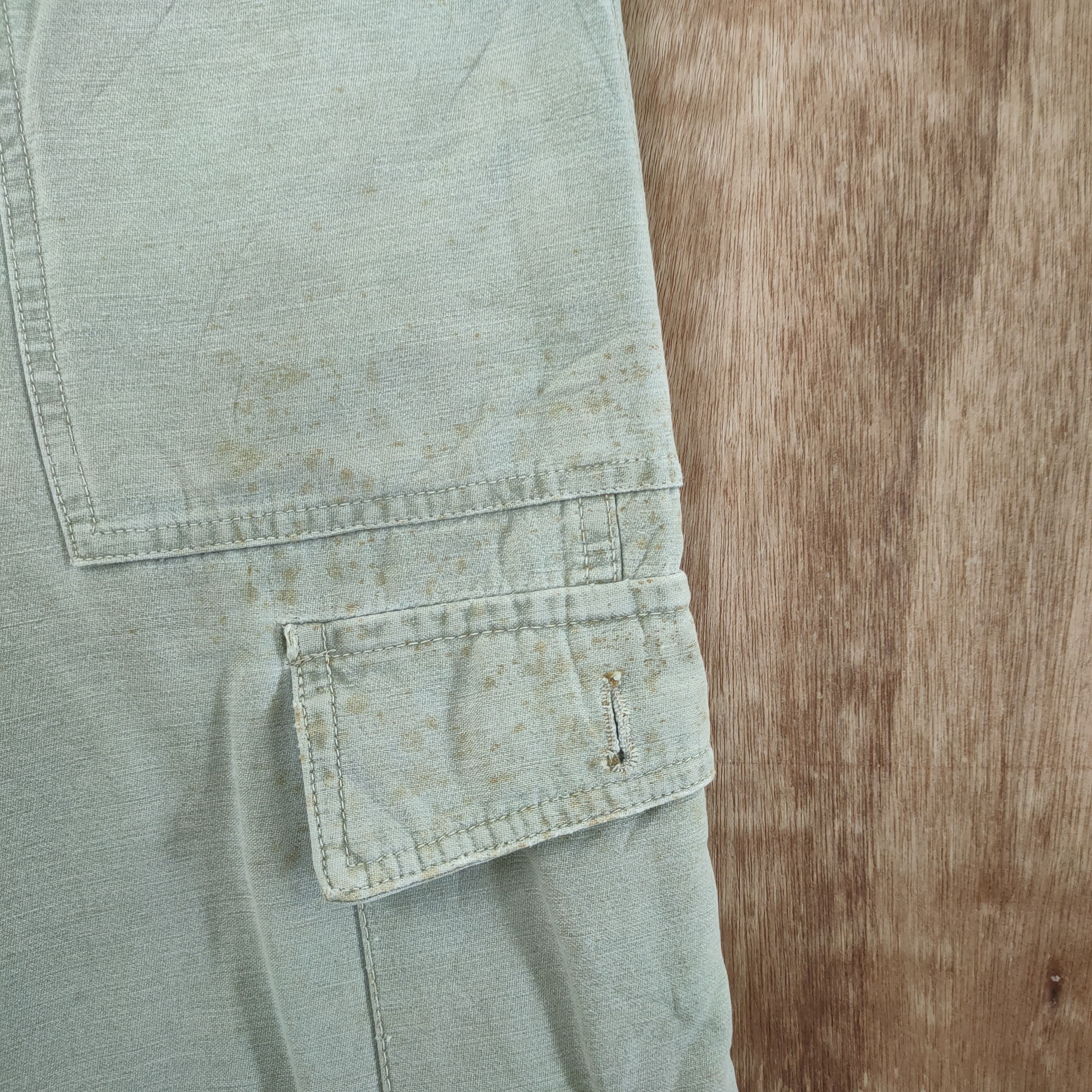 Japanese Brand GRANDCO FADED CARGO PANTS Size US 32 / EU 48 - 10 Thumbnail