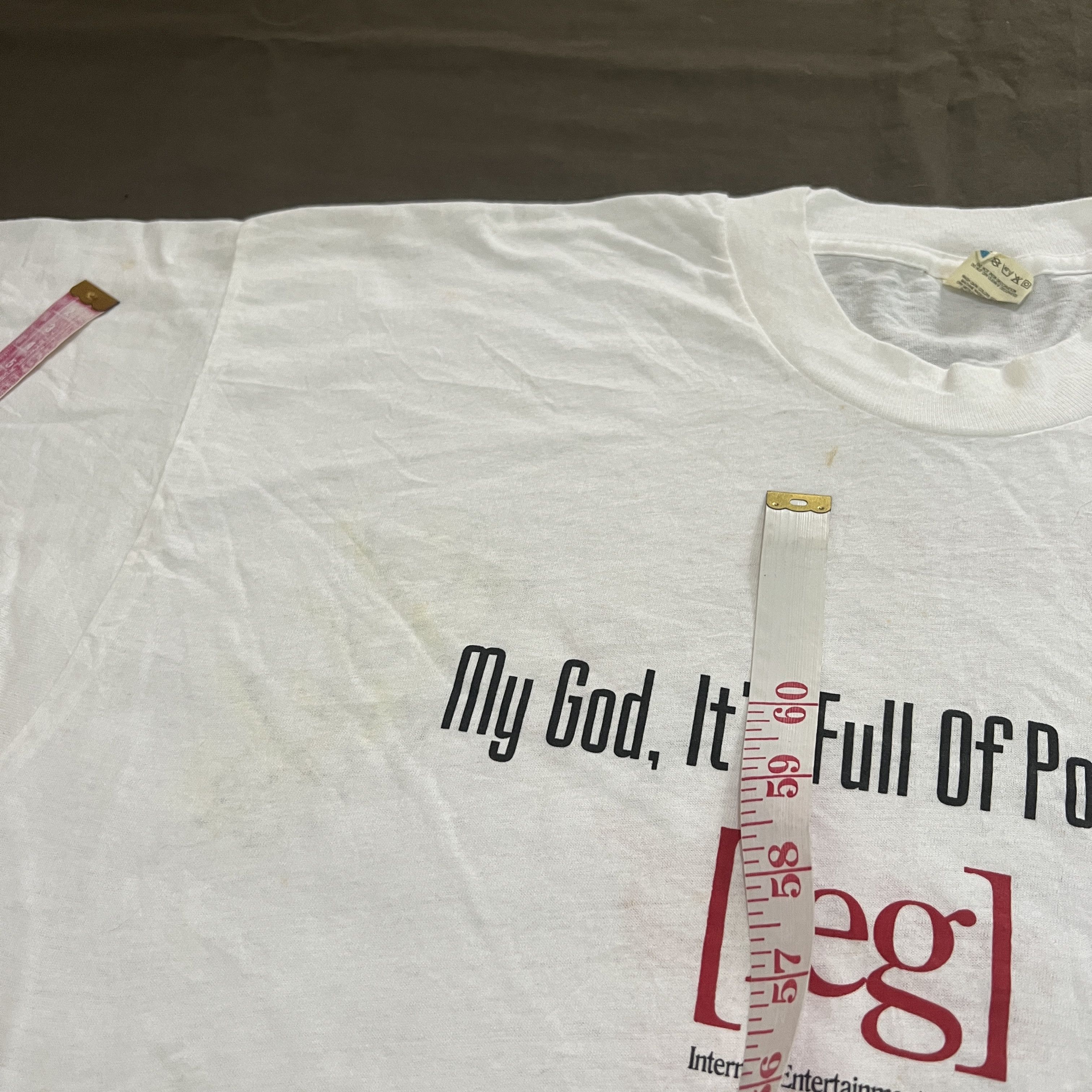 Vintage Vintage 90s ieg Tee Signed By Stephanie Swift Pornstars Size US XL / EU 56 / 4 - 15 Thumbnail