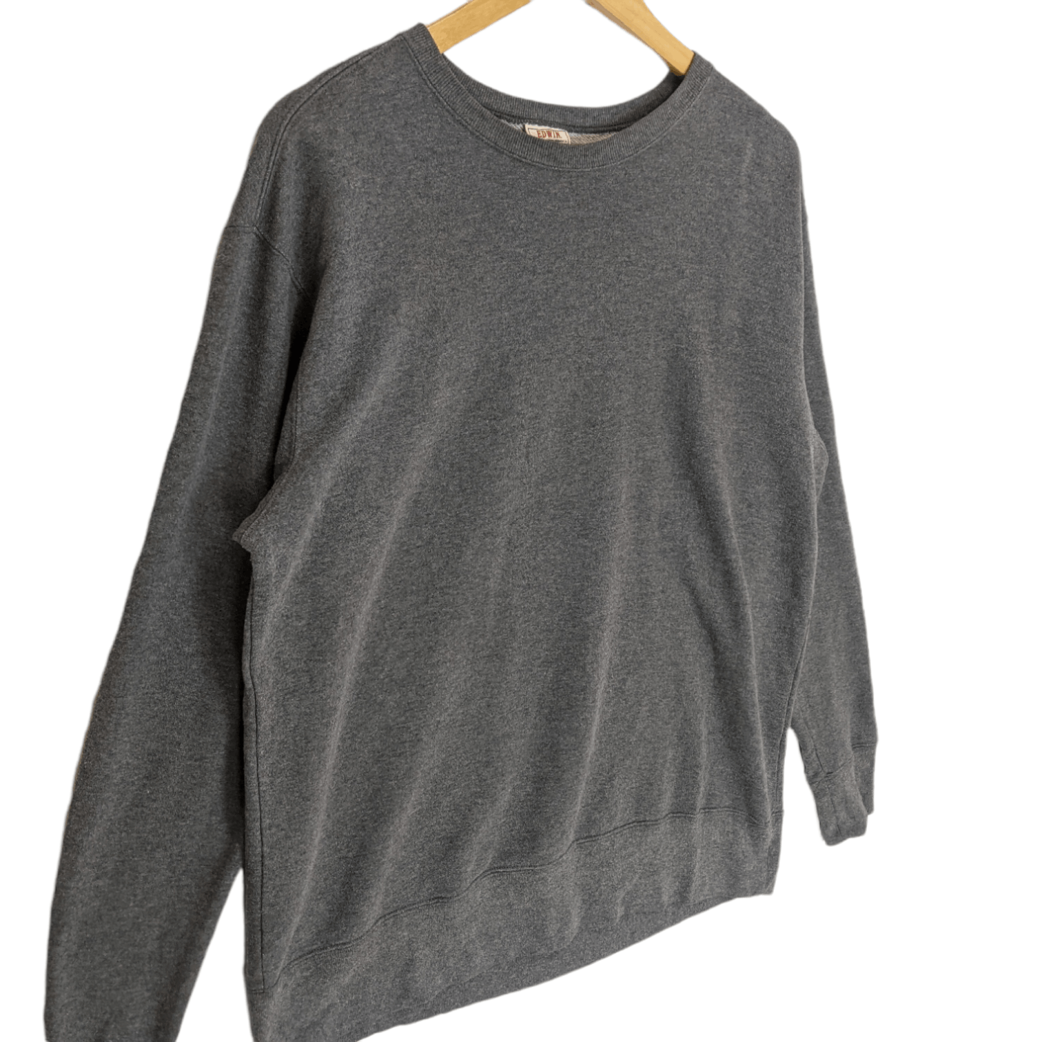 Edwin EDWIN Grey Plain Jumper Sweatshirt Size US L / EU 52-54 / 3 - 3 Thumbnail