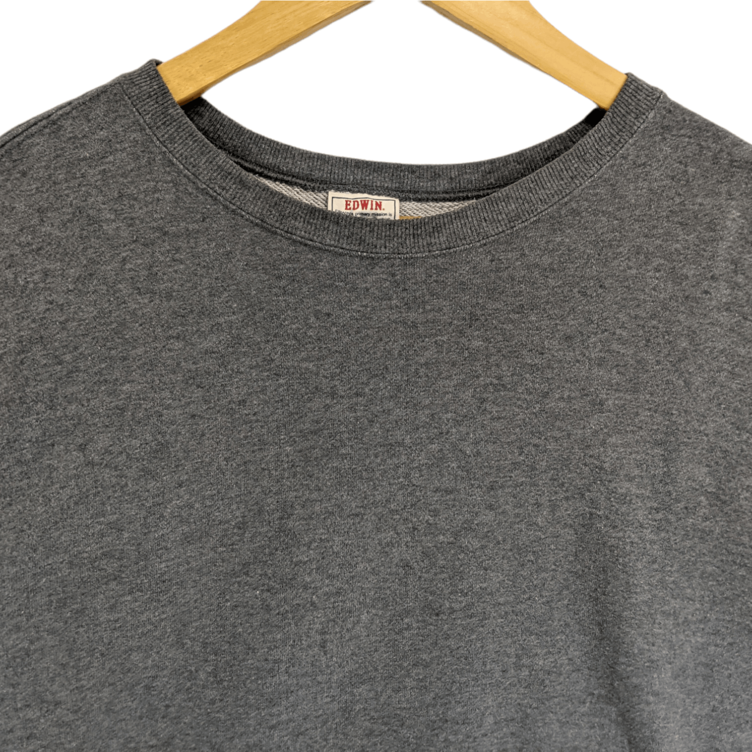 Edwin EDWIN Grey Plain Jumper Sweatshirt Size US L / EU 52-54 / 3 - 4 Thumbnail
