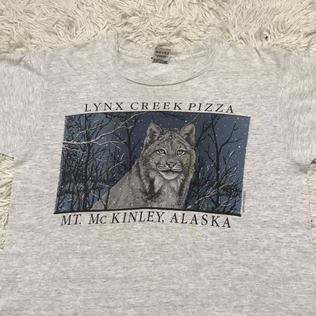 Fruit Of The Loom Vintage 90s Fletcher’s Animal Tshirt Size US S / EU 44-46 / 1 - 7 Thumbnail