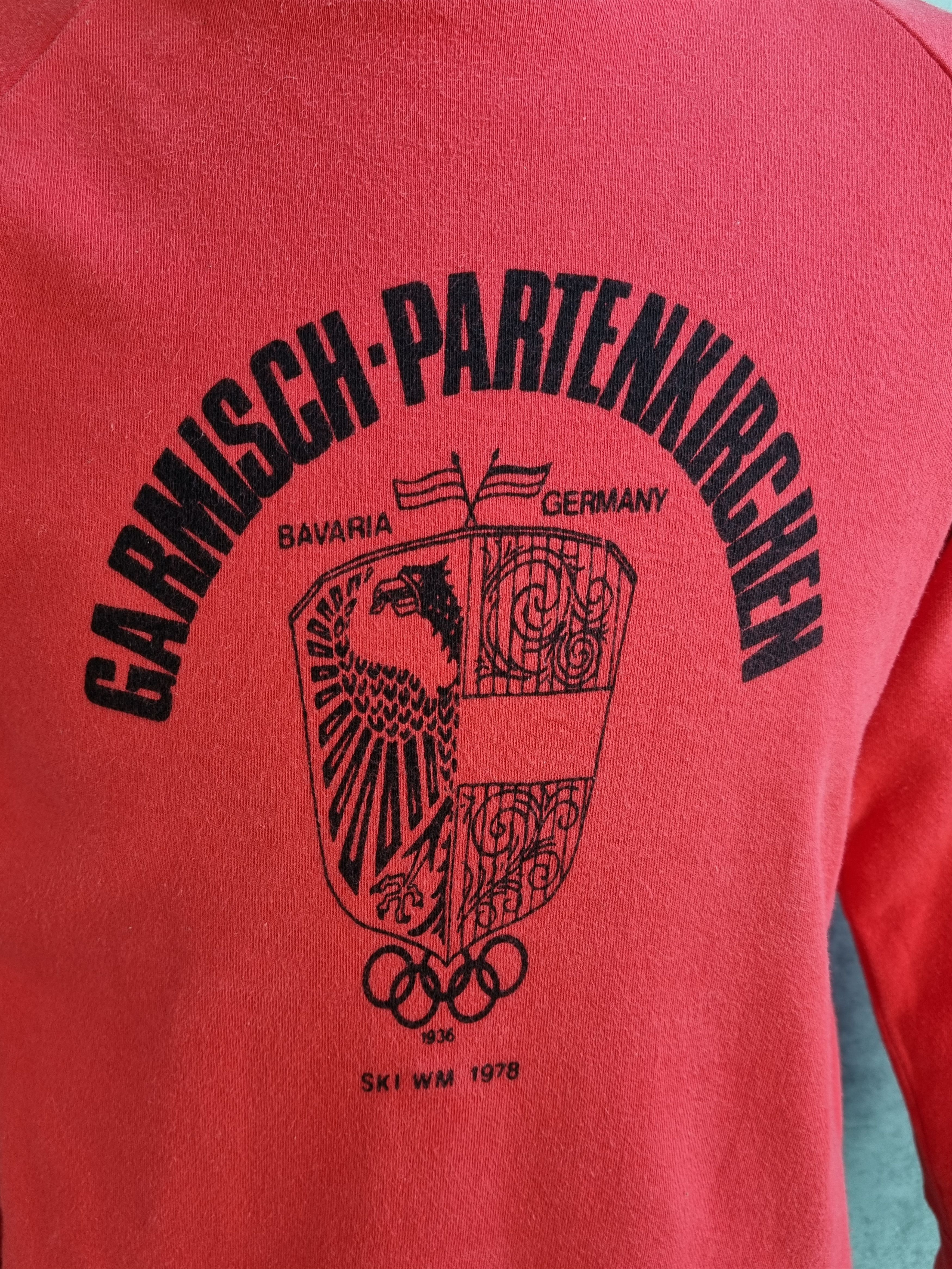 Other 1978 Garmisch Partenkirchen Olympics Ski Bavaria Sweatshirt Size US M / EU 48-50 / 2 - 2 Thumbnail