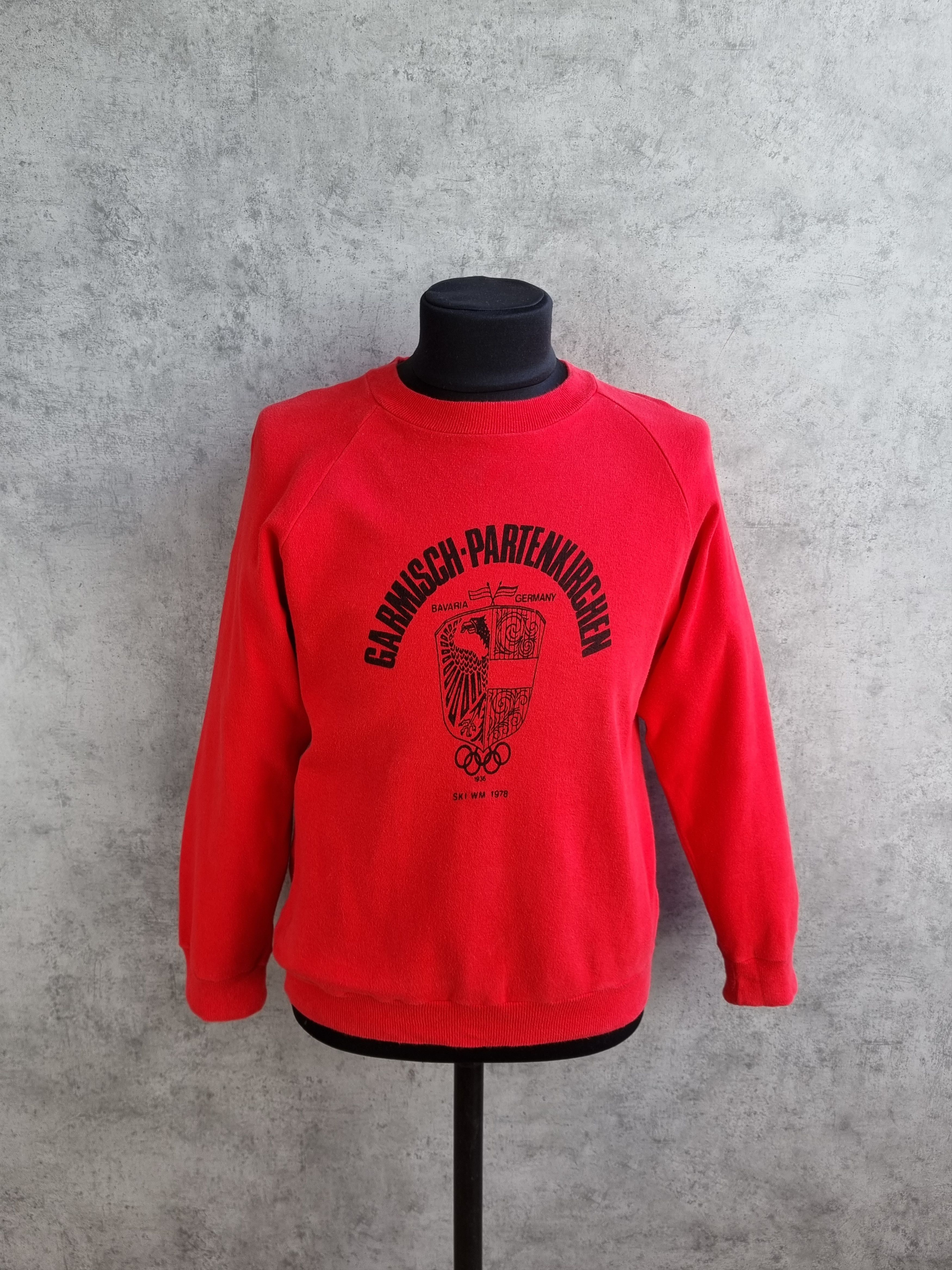 Other 1978 Garmisch Partenkirchen Olympics Ski Bavaria Sweatshirt Size US M / EU 48-50 / 2 - 3 Thumbnail