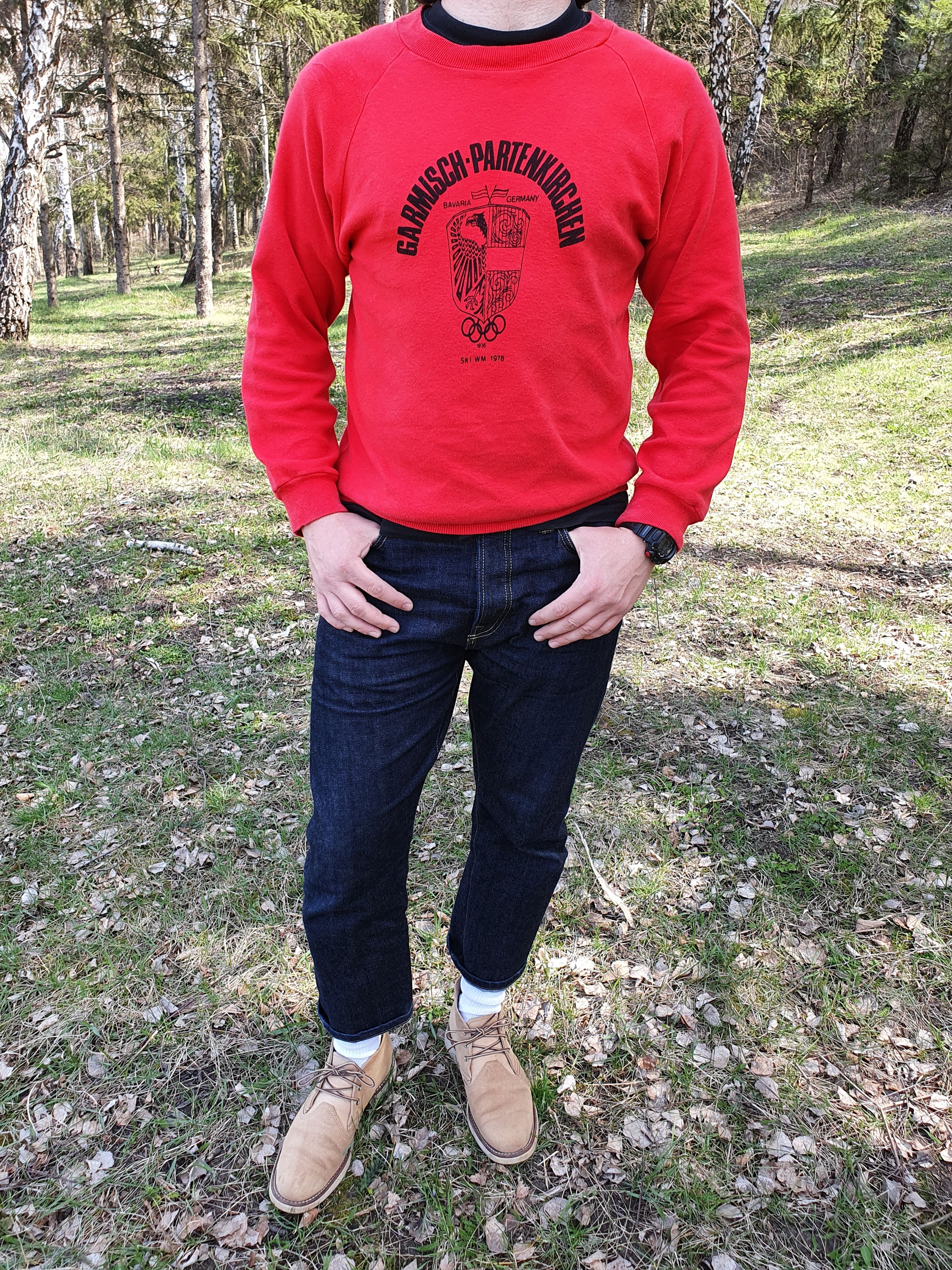Other 1978 Garmisch Partenkirchen Olympics Ski Bavaria Sweatshirt Size US M / EU 48-50 / 2 - 8 Thumbnail