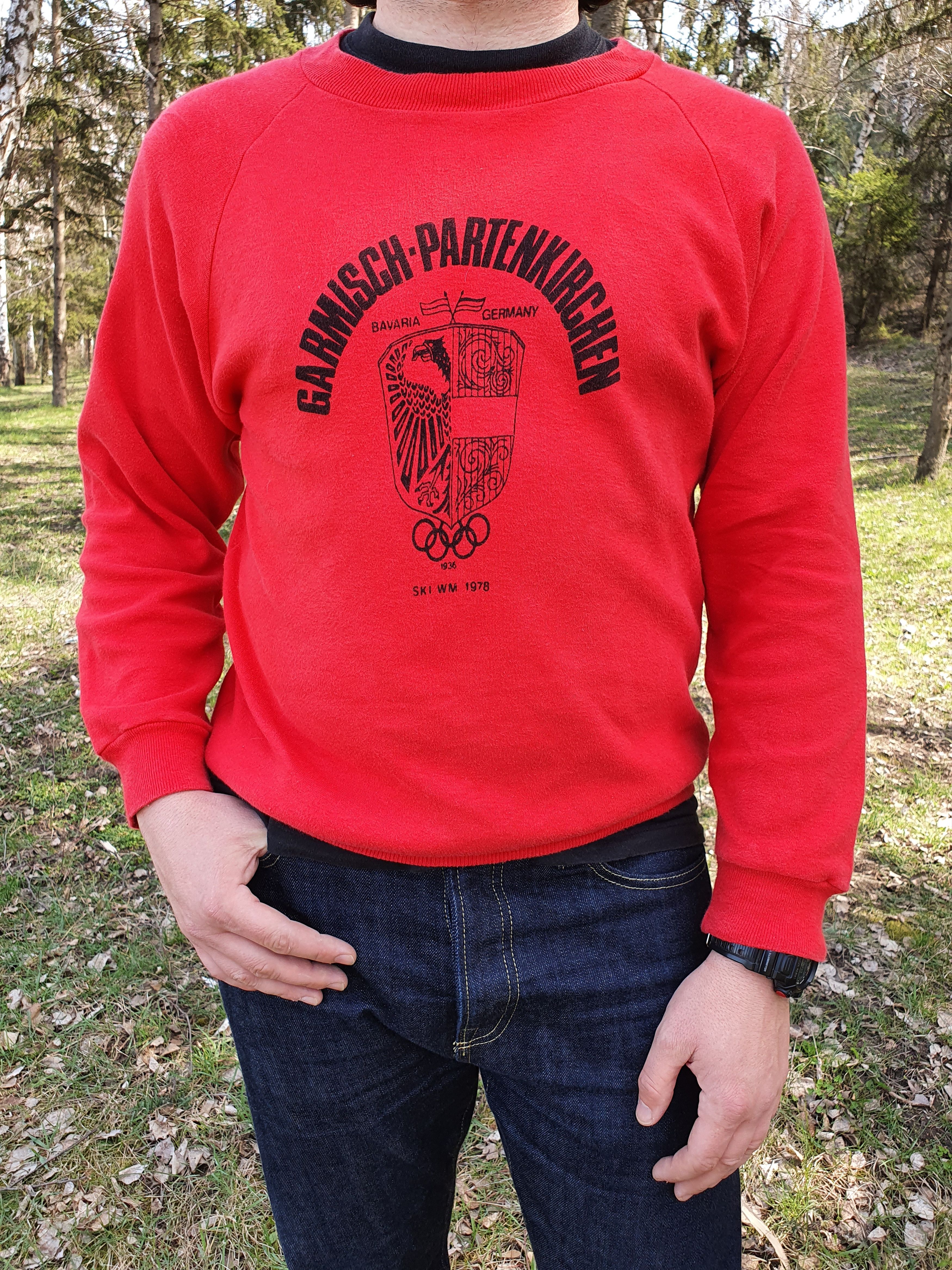 Other 1978 Garmisch Partenkirchen Olympics Ski Bavaria Sweatshirt Size US M / EU 48-50 / 2 - 4 Thumbnail