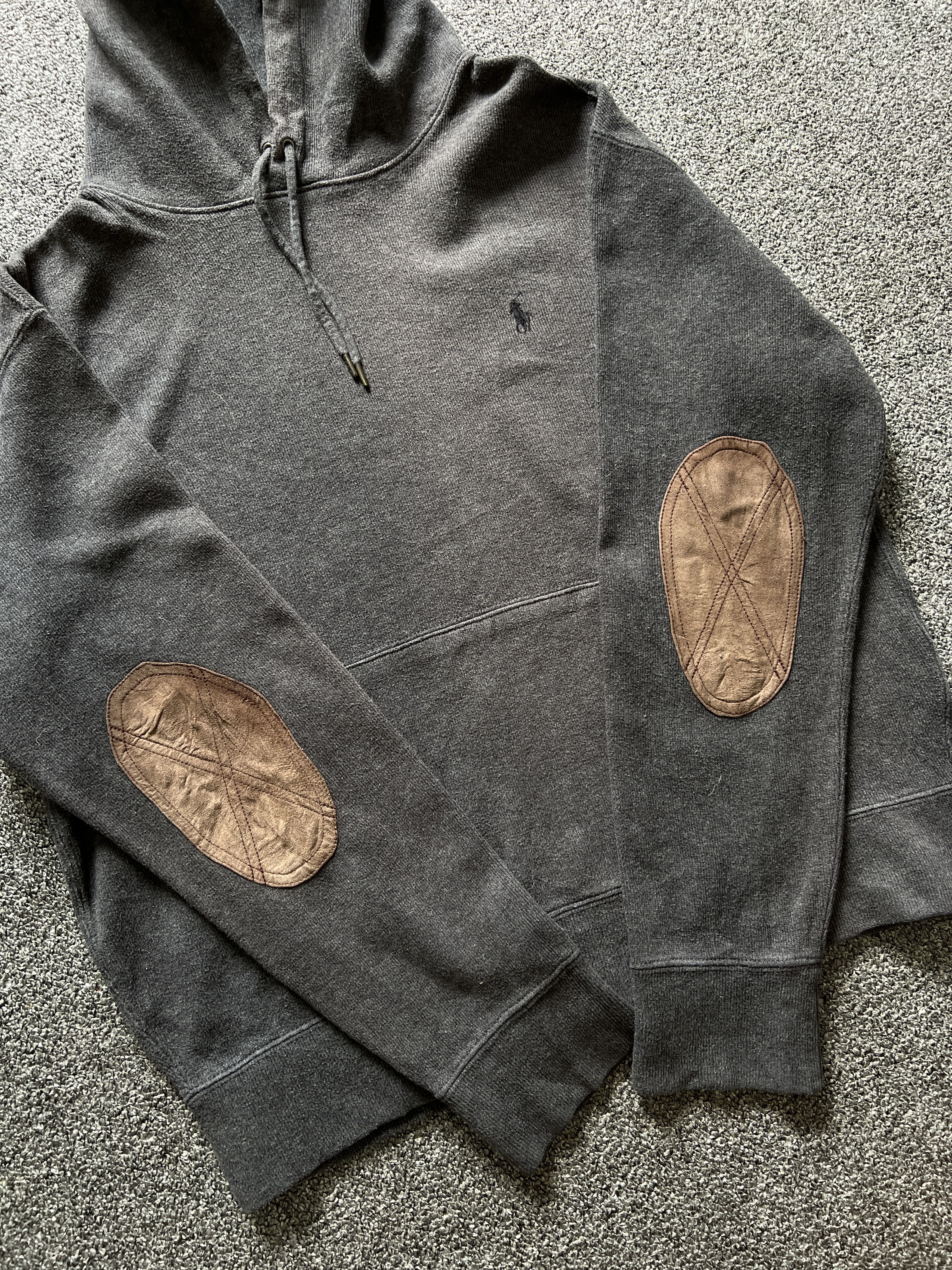 Polo Ralph Lauren Vintage Polo Ralph Lauren padded elbow hoodie Size US XL / EU 56 / 4 - 5 Thumbnail