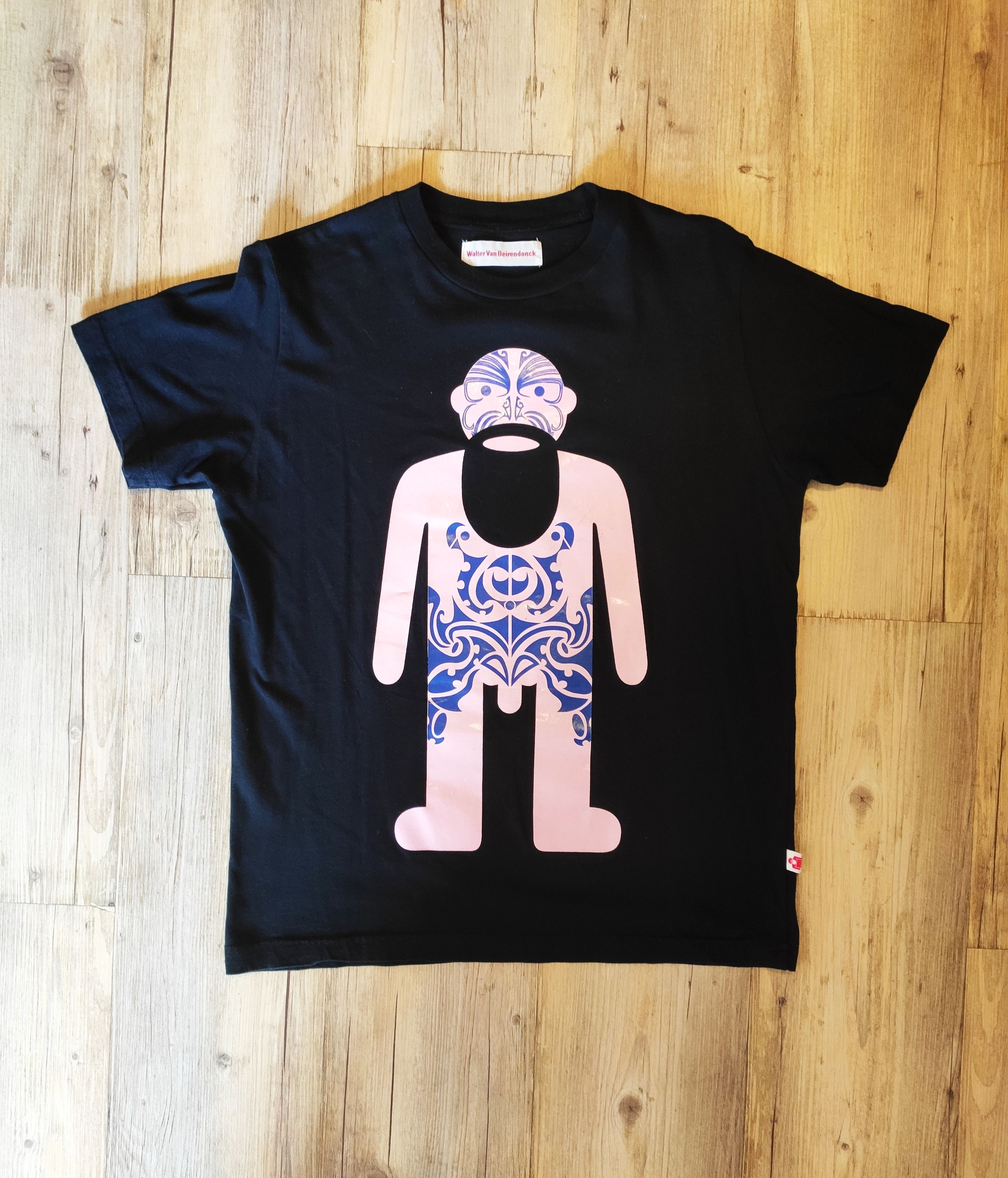 Walter Van Beirendonck NEW! Tattoed Walter double printed tee.Like