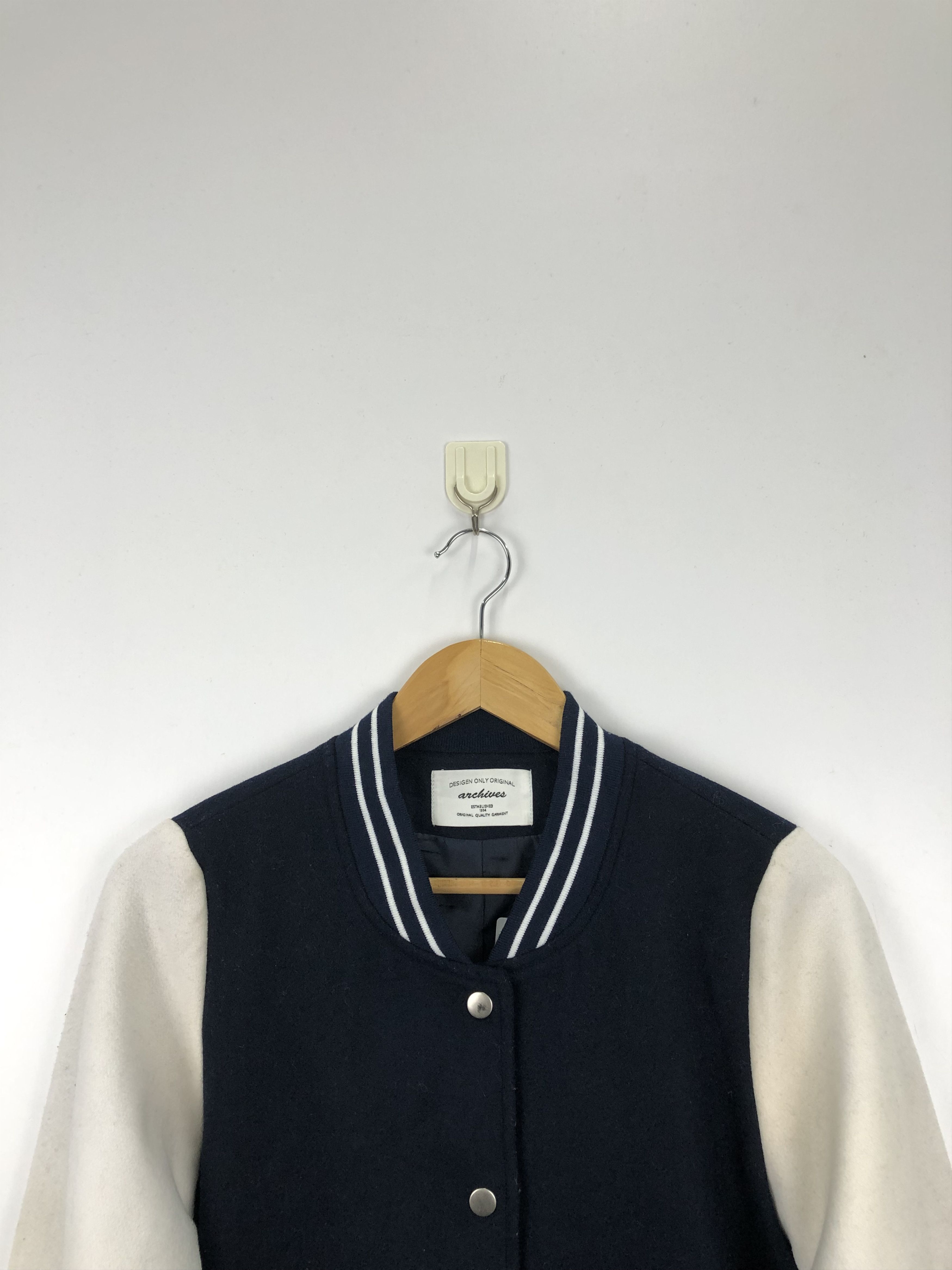 Japanese Brand Vintage Japanese Brand Wool Varsity Jacket V0402 Size US M / EU 48-50 / 2 - 2 Thumbnail