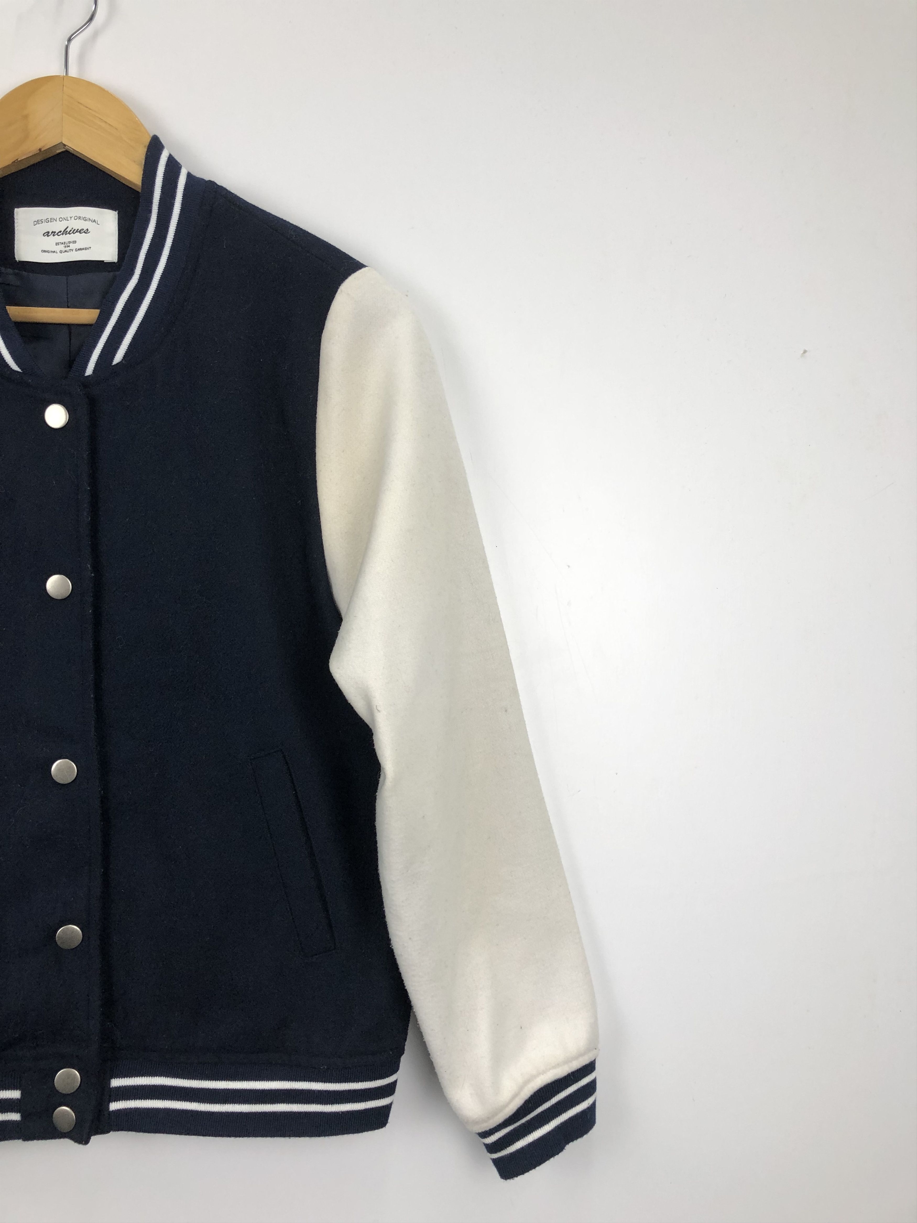 Japanese Brand Vintage Japanese Brand Wool Varsity Jacket V0402 Size US M / EU 48-50 / 2 - 6 Thumbnail