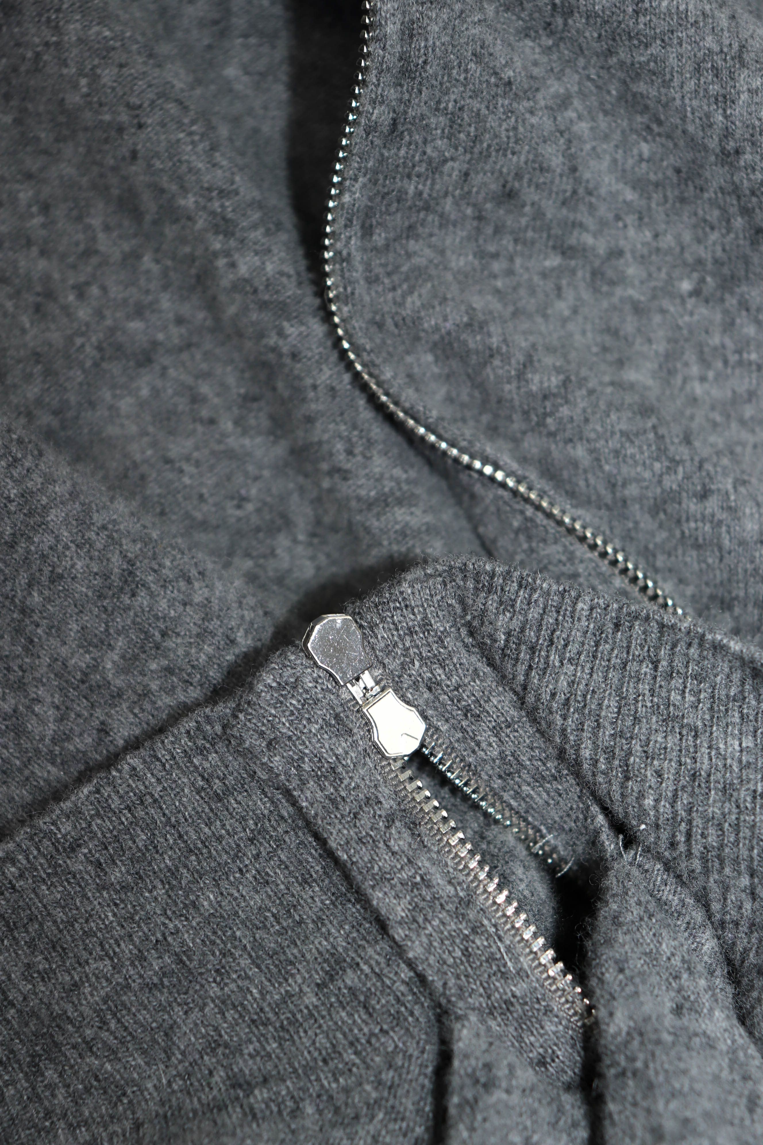 Panicale Panicale Cashmere Gray Wool/Cashmere Full Zip Hoodie Size US M / EU 48-50 / 2 - 9 Thumbnail