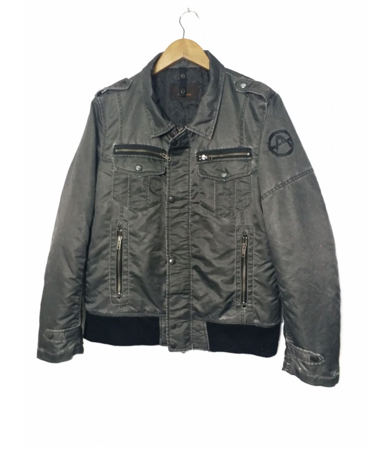 Tete Homme ✅ON SALE🔥ANARCHY ANARCHY Bomber Tete Homme PUNK Streetwear Size US M / EU 48-50 / 2 - 2 Thumbnail