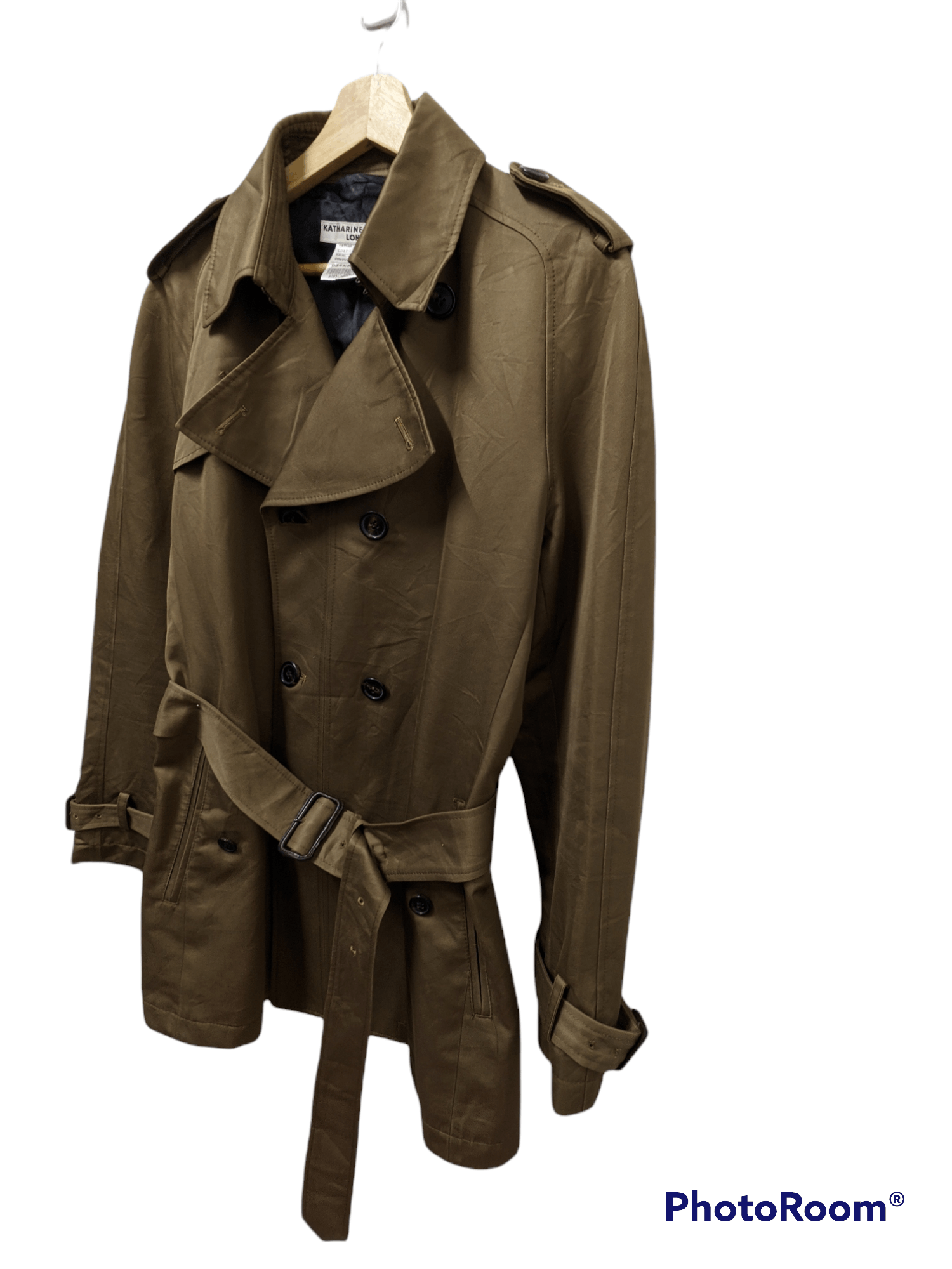 Katharine Hamnett London × Vintage AW Katharine Hamnett London Trench Coat Size M / US 6-8 / IT 42-44 - 4 Thumbnail
