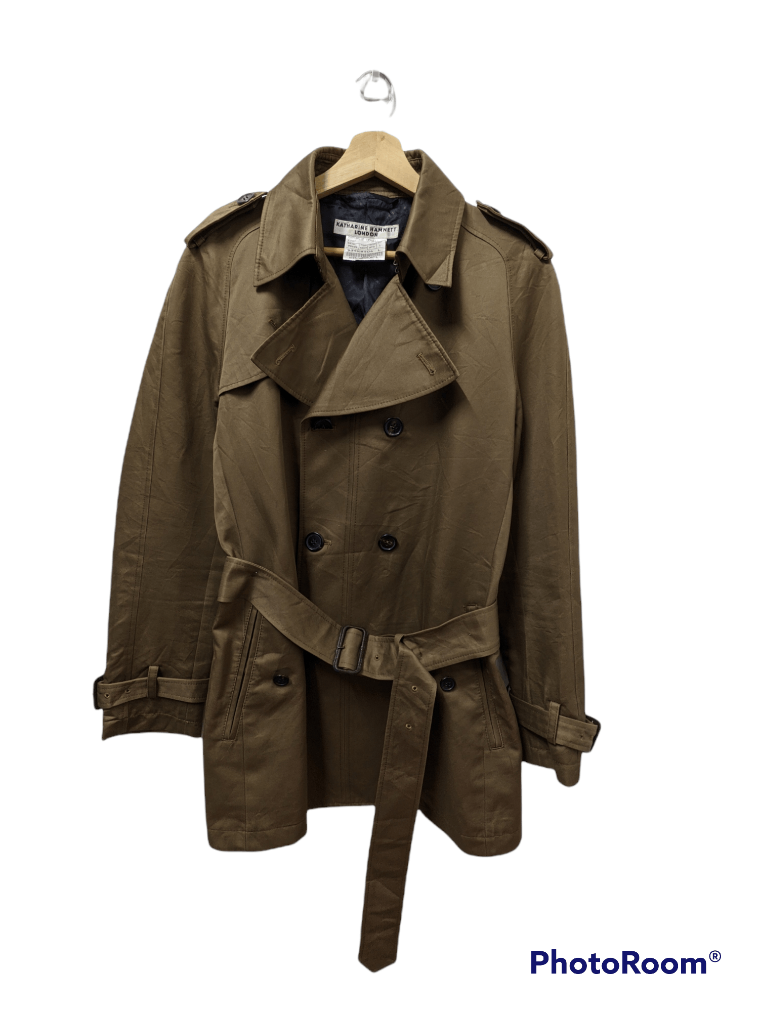 Katharine Hamnett London × Vintage AW Katharine Hamnett London Trench Coat Size M / US 6-8 / IT 42-44 - 1 Thumbnail