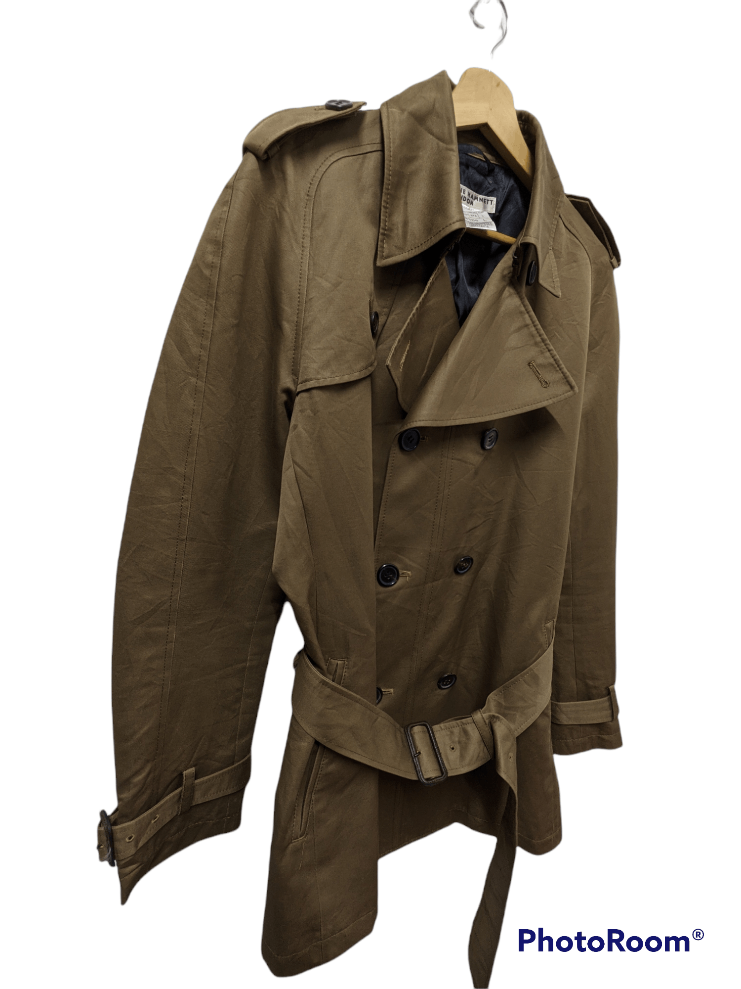 Katharine Hamnett London × Vintage AW Katharine Hamnett London Trench Coat Size M / US 6-8 / IT 42-44 - 3 Thumbnail