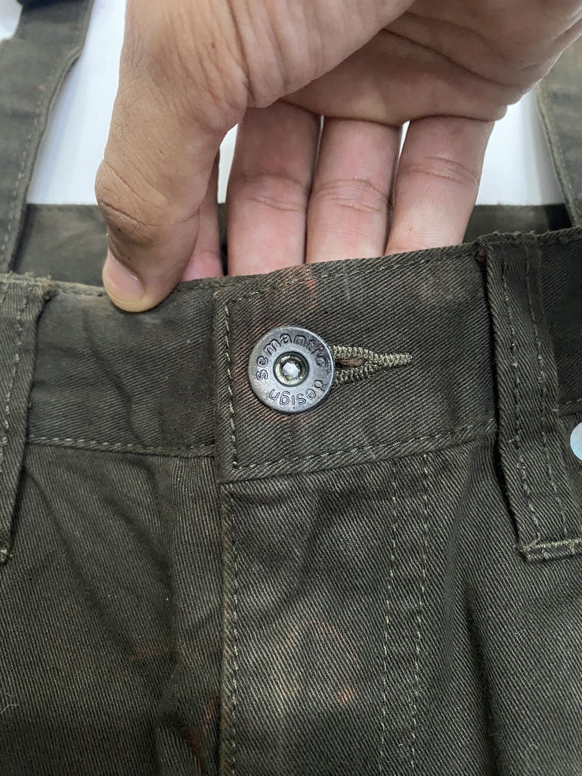 semanticdesign 🔥SEMANTIC DESIGN BONDAGE MULTI POCKET CROPPED CARGO PANTS Size US 32 / EU 48 - 12 Thumbnail
