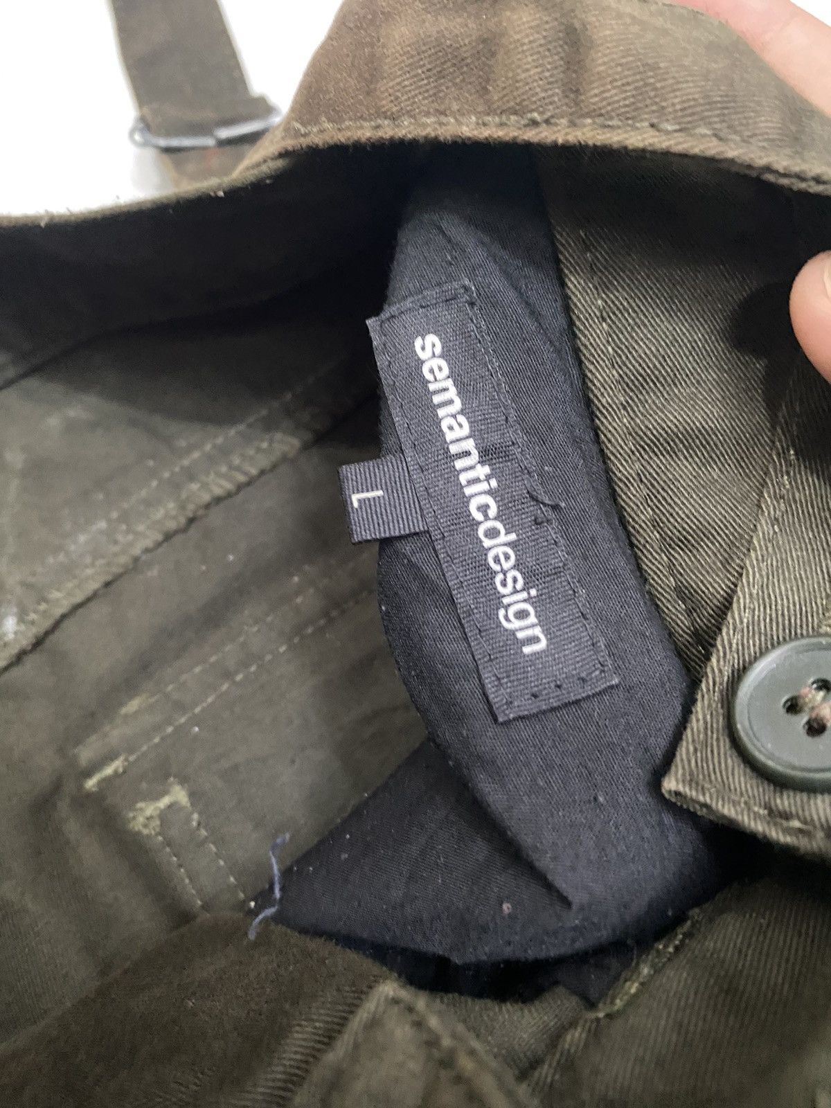 semanticdesign 🔥SEMANTIC DESIGN BONDAGE MULTI POCKET CROPPED CARGO PANTS Size US 32 / EU 48 - 11 Thumbnail