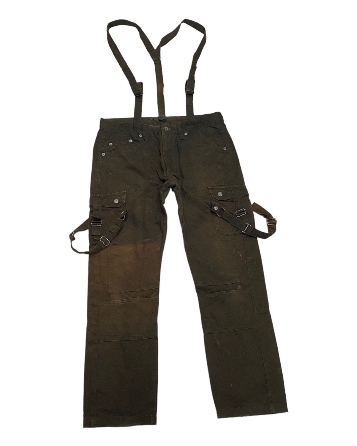 semanticdesign 🔥SEMANTIC DESIGN BONDAGE MULTI POCKET CROPPED CARGO PANTS Size US 32 / EU 48 - 9 Thumbnail