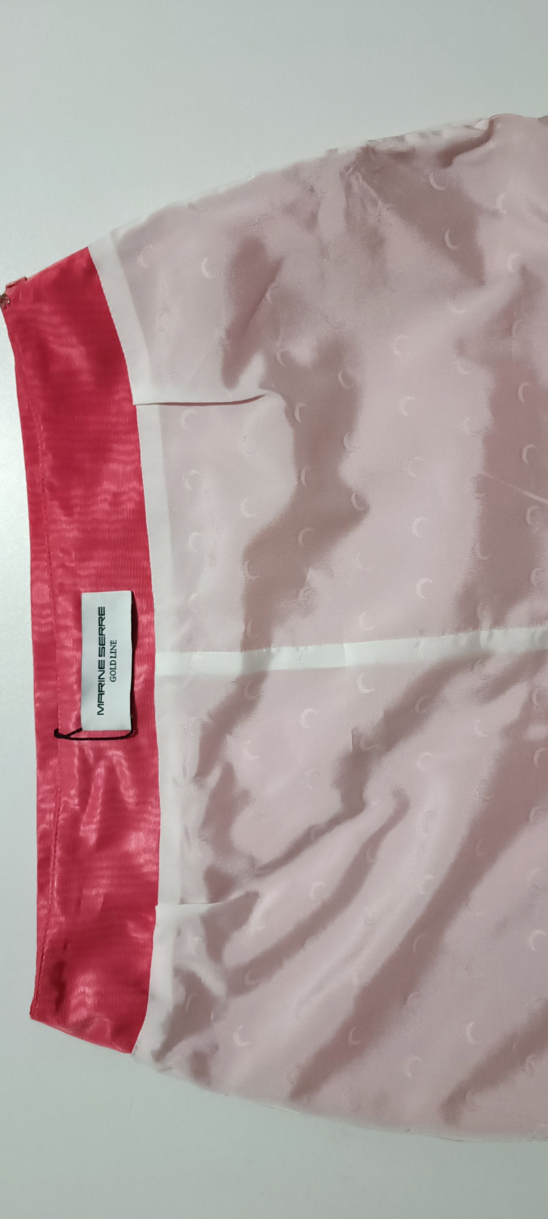 Marine Serre Brand new - SS19-Salmon pink mini skirt. Moire pattern Size 26" / US 2 / IT 38 - 12 Thumbnail