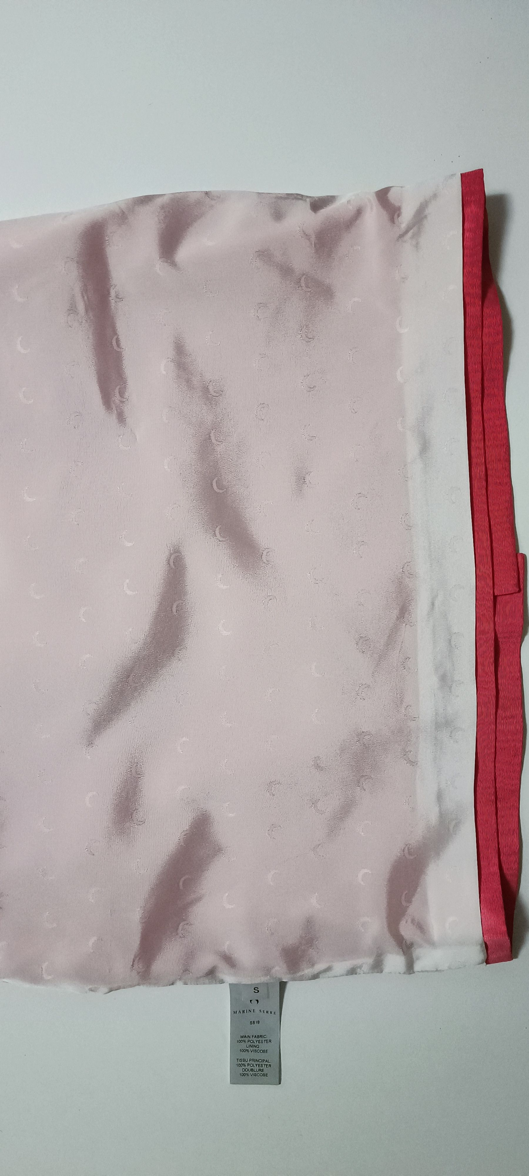 Marine Serre Brand new - SS19-Salmon pink mini skirt. Moire pattern Size 26" / US 2 / IT 38 - 14 Thumbnail