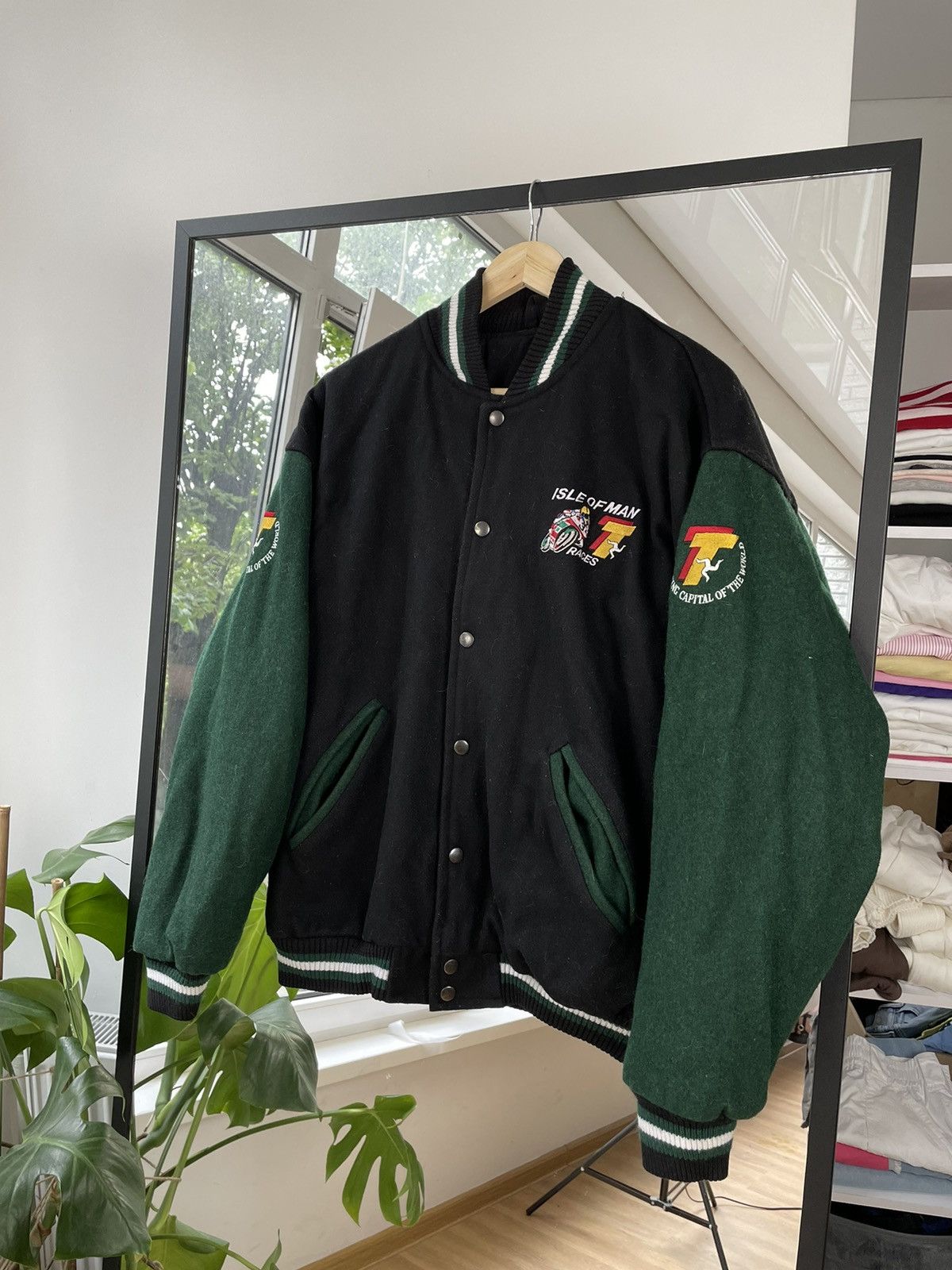 Isle of man racing vintage rare bomber jacket