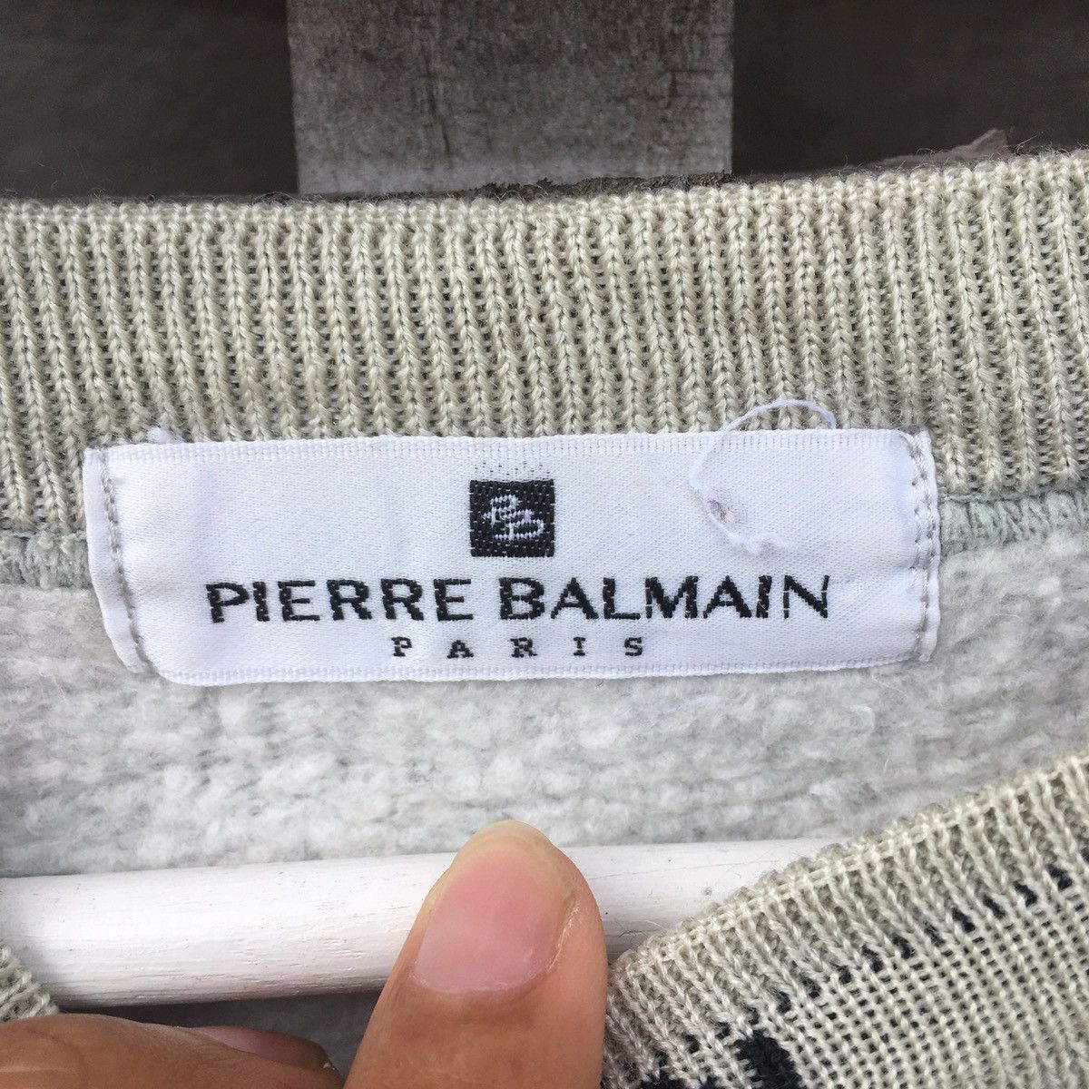 Pierre Balmain Designer x Pierre Balmain x Sweatshirt Size US S / EU 44-46 / 1 - 3 Thumbnail