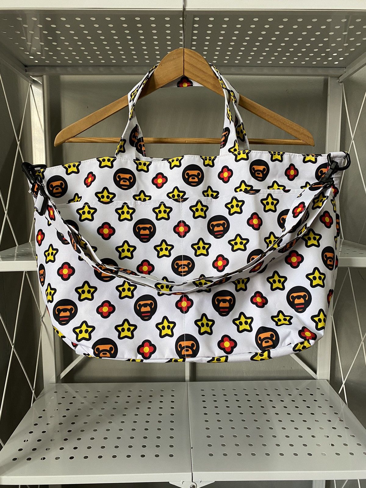 バッグ Bape All Baby Milo Tote Bag EMOTIONALLY UNAVAILABLE】×A BATHING APE EU MILO TOTE EU-HR8