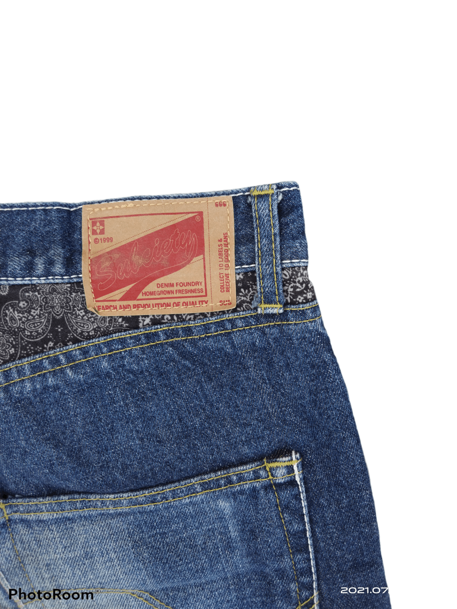 Japanese Brand JAPANESE PACTHWORK PAISLEY THE SUBCIETY MADE IN JAPAN Size US 33 - 7 Thumbnail