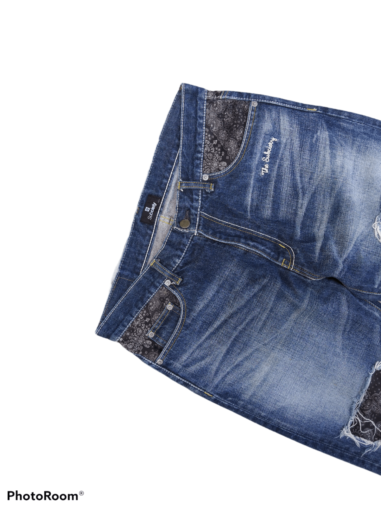 Japanese Brand JAPANESE PACTHWORK PAISLEY THE SUBCIETY MADE IN JAPAN Size US 33 - 4 Thumbnail