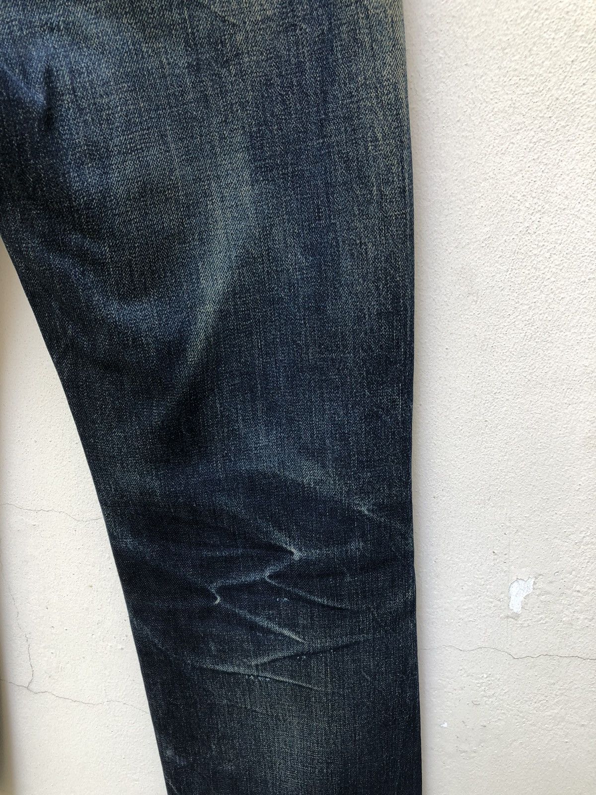 Jean Paul Gaultier × Vintage Vintage Gaultier Jeans Rips Mud Denim Dirty Selvedge Jeans Size US 29 - 19 Thumbnail