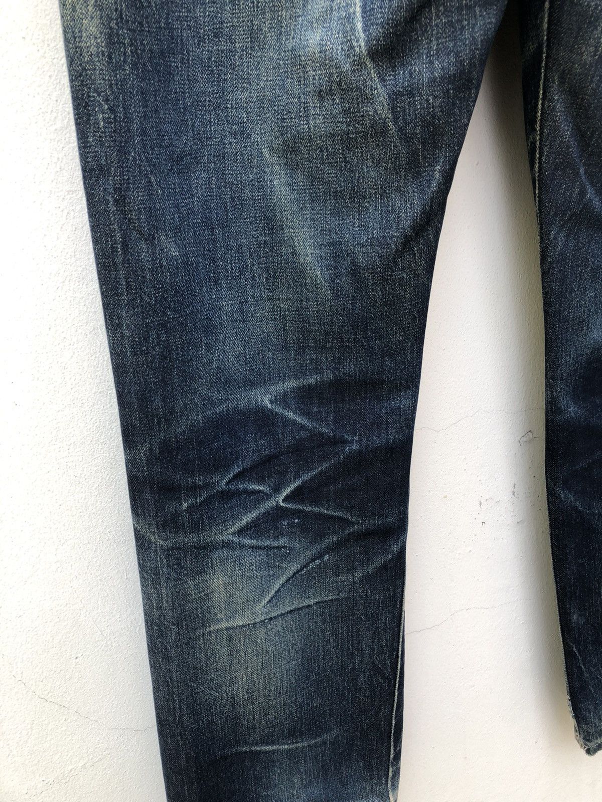 Jean Paul Gaultier × Vintage Vintage Gaultier Jeans Rips Mud Denim Dirty Selvedge Jeans Size US 29 - 17 Thumbnail