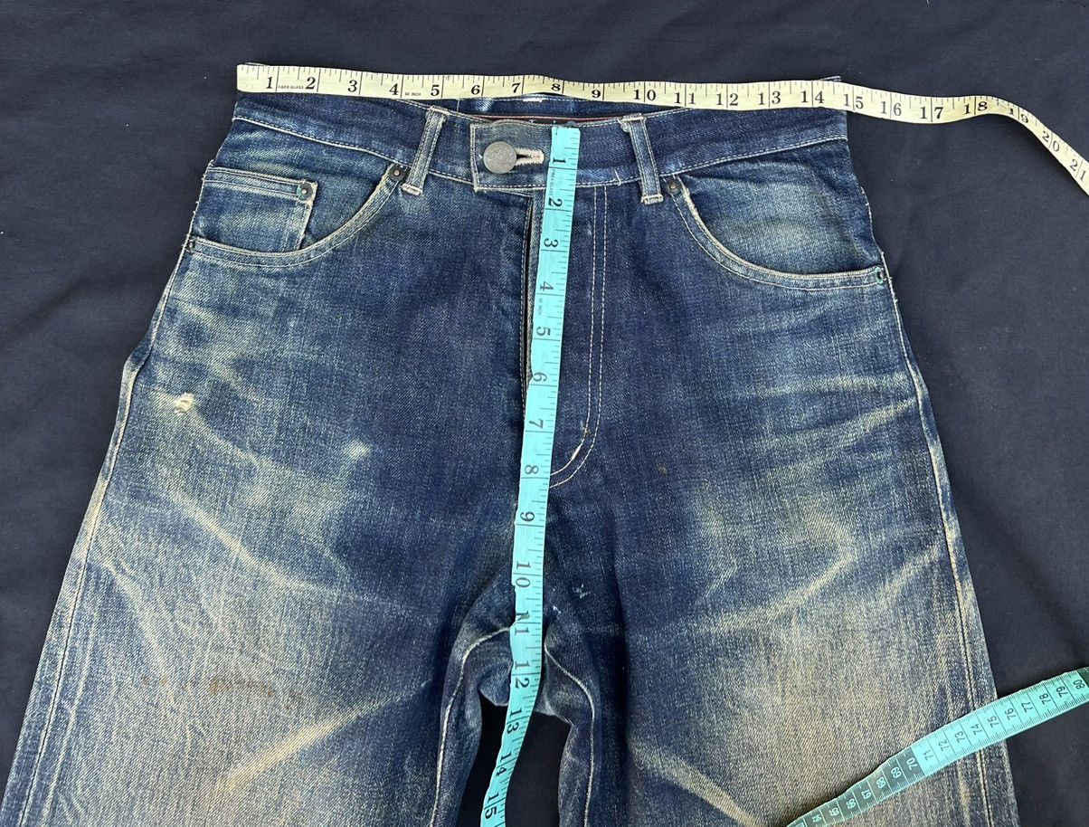 Jean Paul Gaultier × Vintage Vintage Gaultier Jeans Rips Mud Denim Dirty Selvedge Jeans Size US 29 - 2 Thumbnail