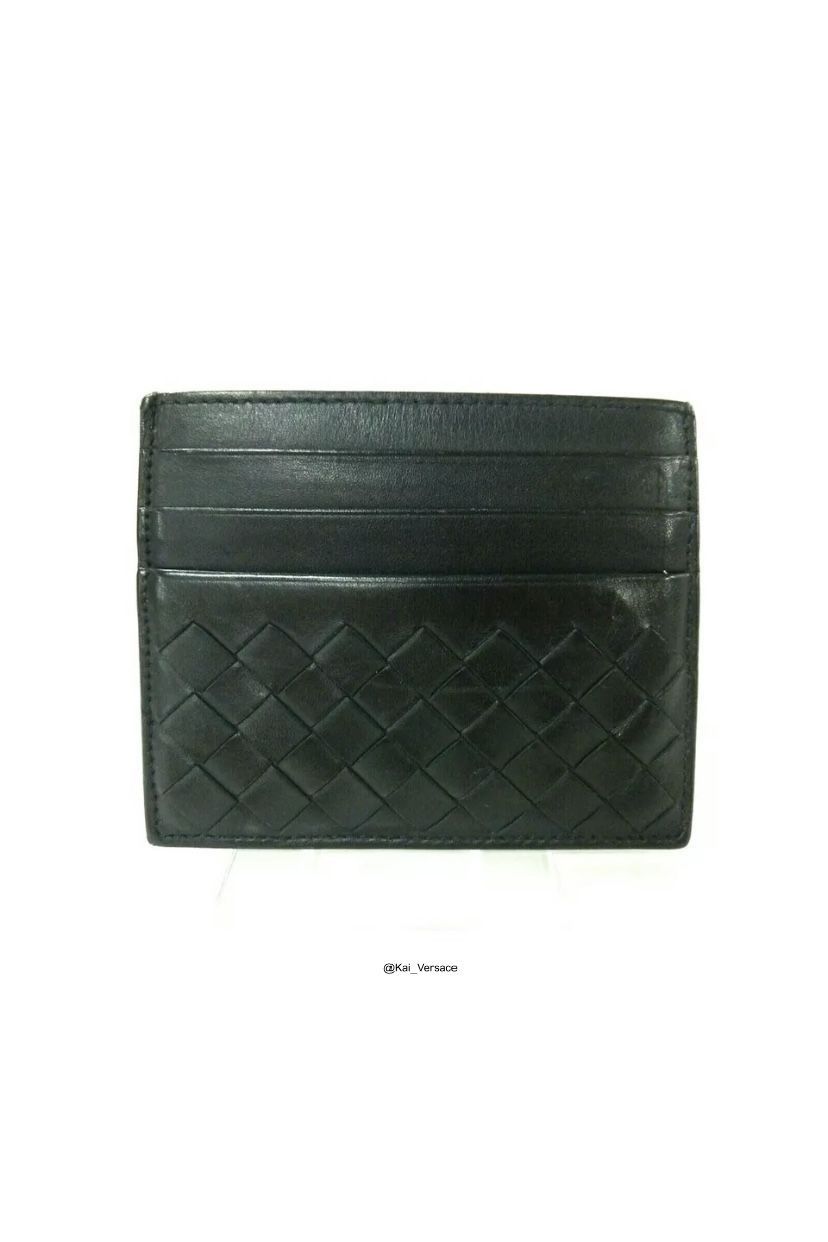 BOTTEGA VENETA Cassette Intrecciato Leather Bifold Cardholder with Money  Clip for Men