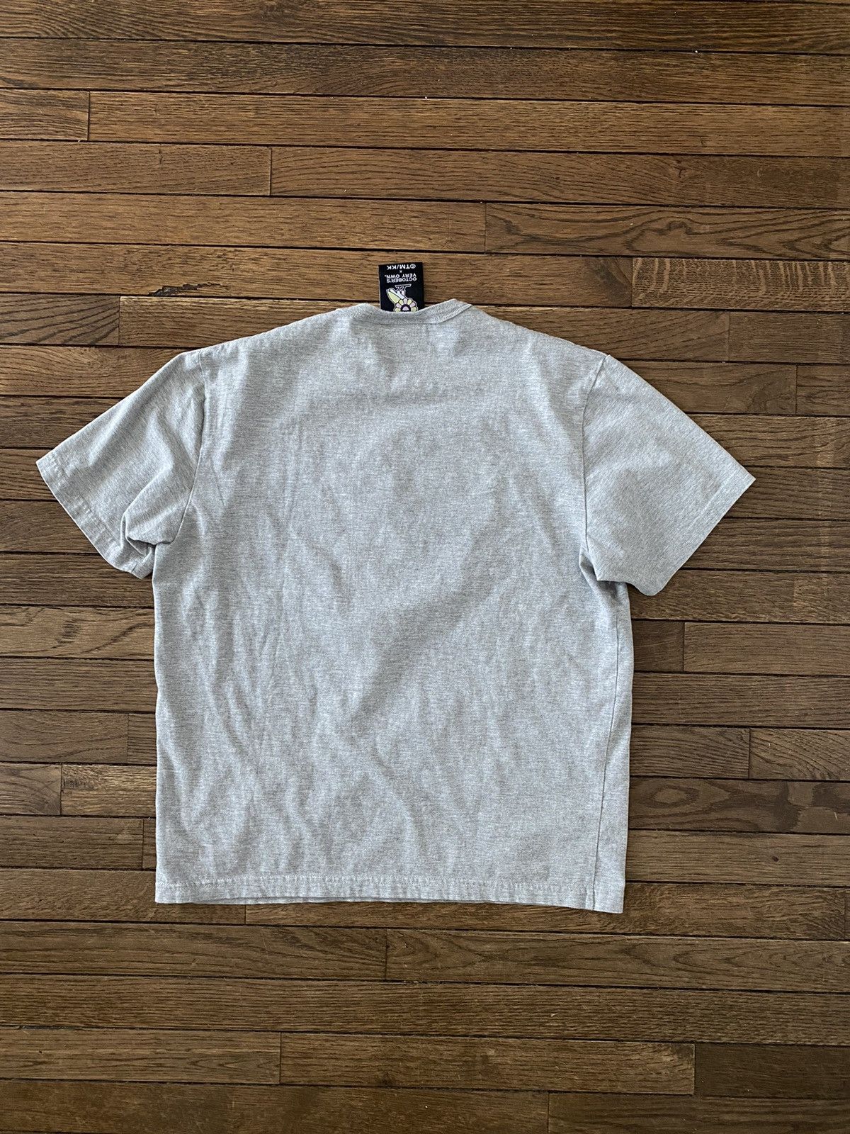 October's Very Own × Takashi Murakami OVO x Murakami Surplus Flower Owl Logo Army Tee Grey Large L Size US L / EU 52-54 / 3 - 4 Thumbnail