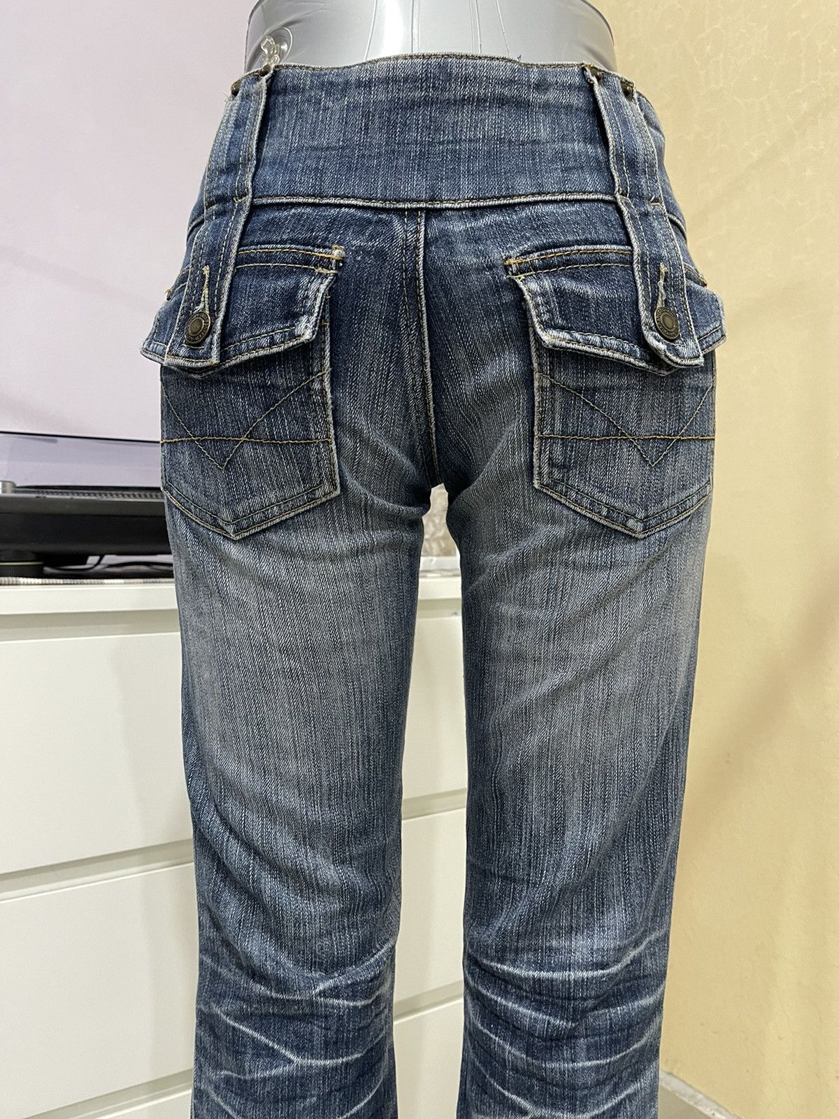 Japanese Brand × Vintage Vintage AFT Jeans Happy Love Indigo Size US 27 - 14 Thumbnail