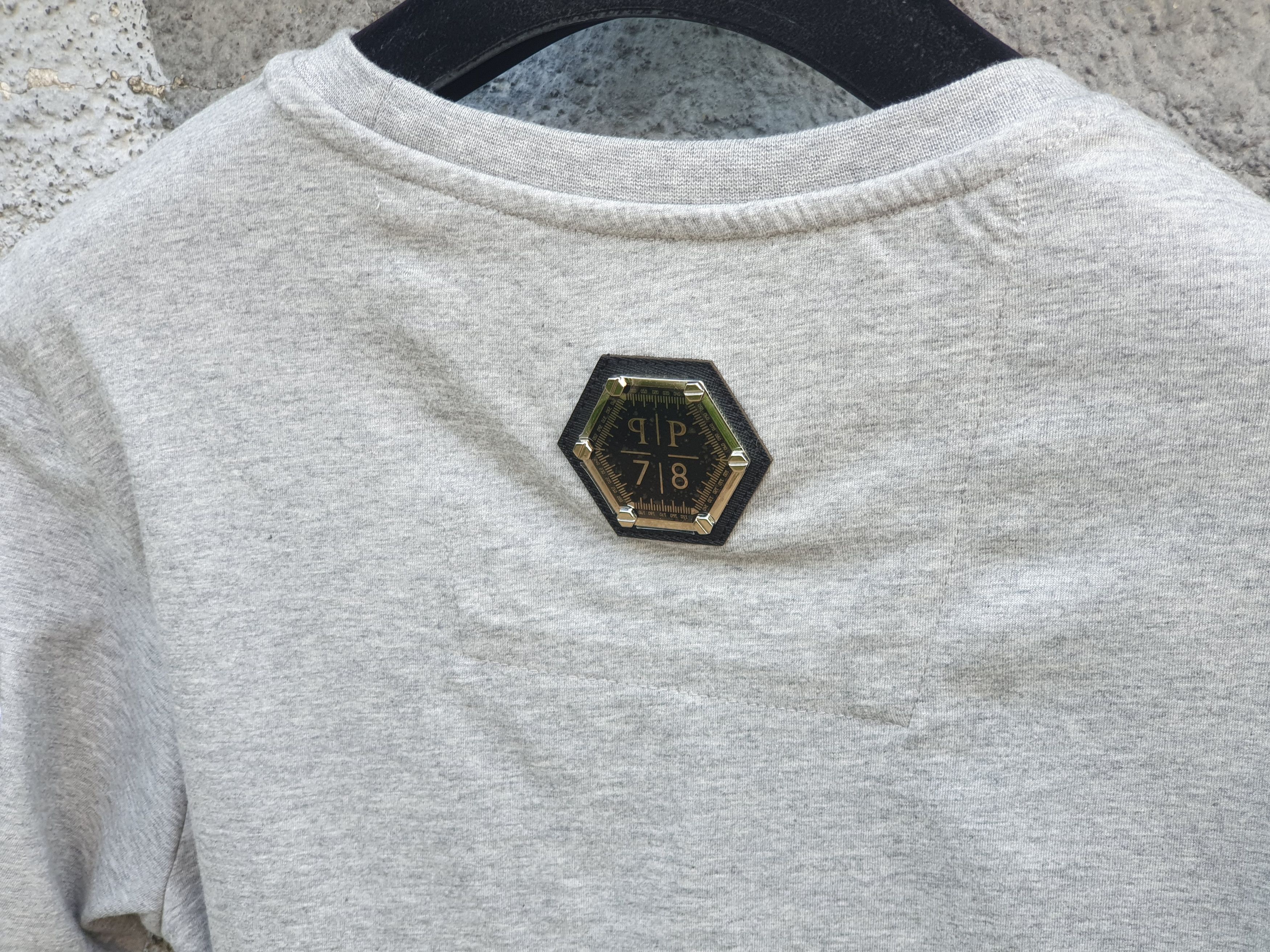 Philipp Plein Philipp Plein 'Squeeze It' Air Force Skull Slim Fit T-shirt Size US L / EU 52-54 / 3 - 12 Thumbnail