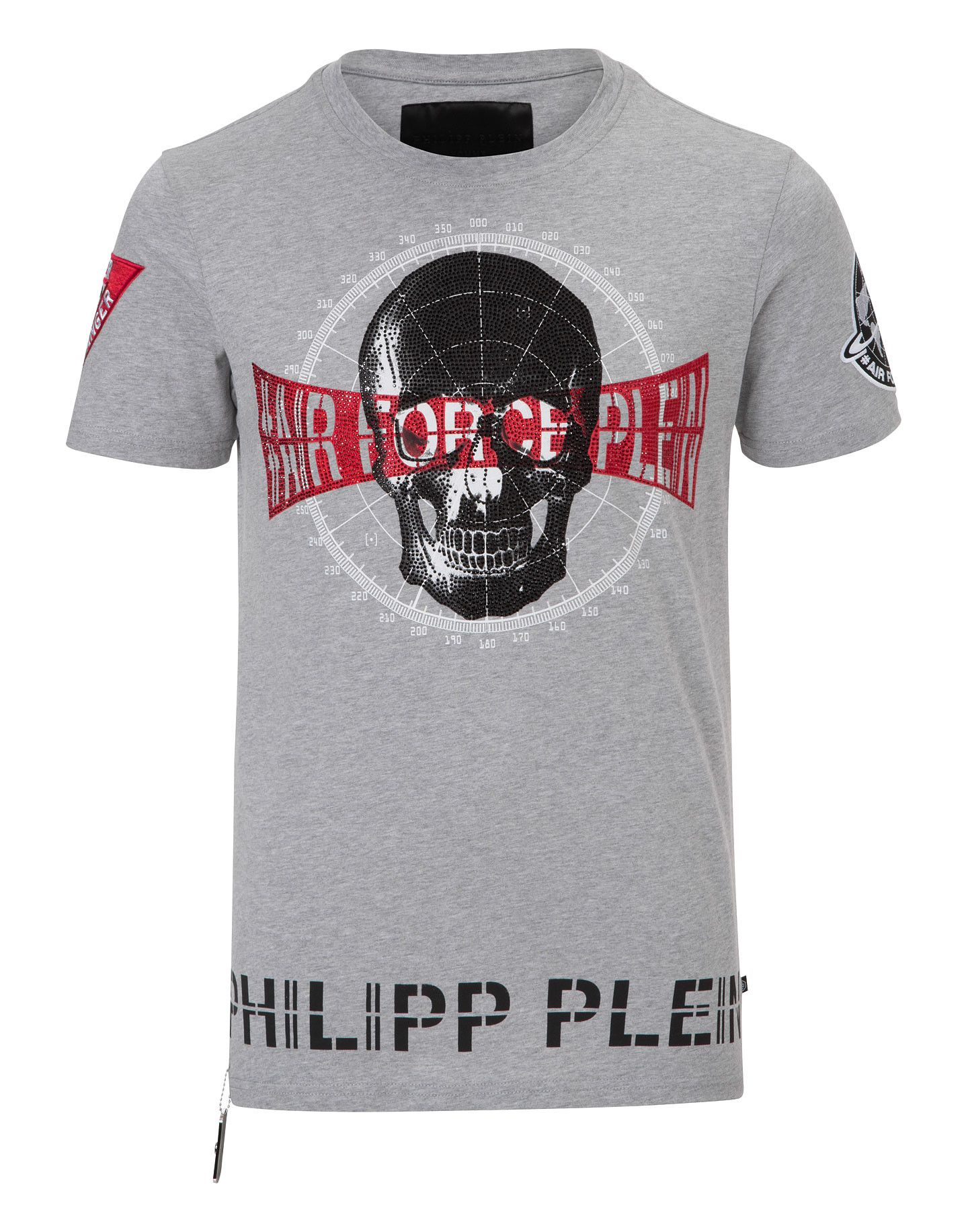 Philipp Plein Philipp Plein 'Squeeze It' Air Force Skull Slim Fit T-shirt Size US L / EU 52-54 / 3 - 2 Thumbnail