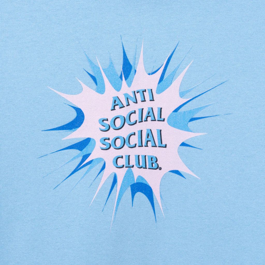 Anti Social Social Club DS FW22 ASSC Stunned Blue Hoody Hoodie BAPE KITH KAWS Vlone Size US M / EU 48-50 / 2 - 2 Thumbnail