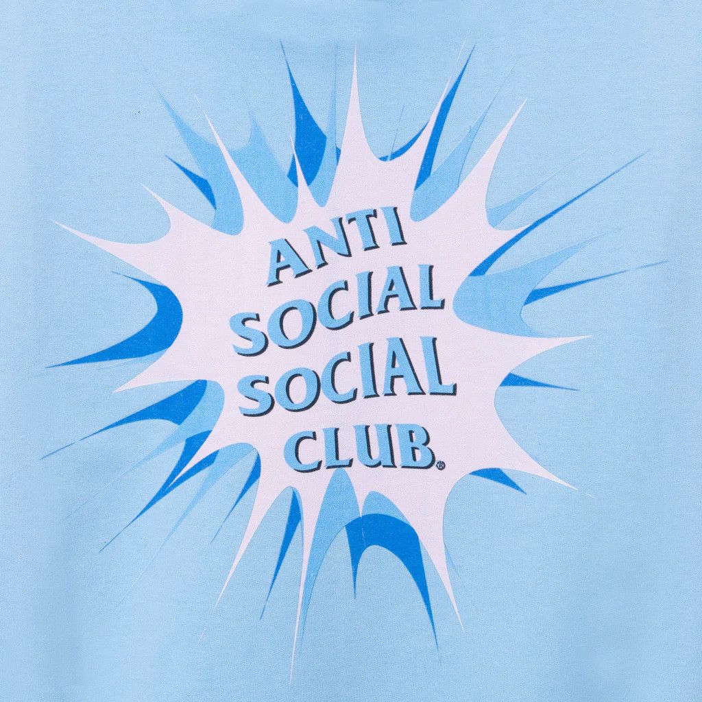 Anti Social Social Club DS FW22 ASSC Stunned Blue Hoody Hoodie BAPE KITH KAWS Vlone Size US M / EU 48-50 / 2 - 4 Thumbnail