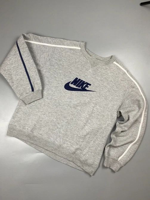 Nike Vintage Nike Grey Sweatshirt Grailed